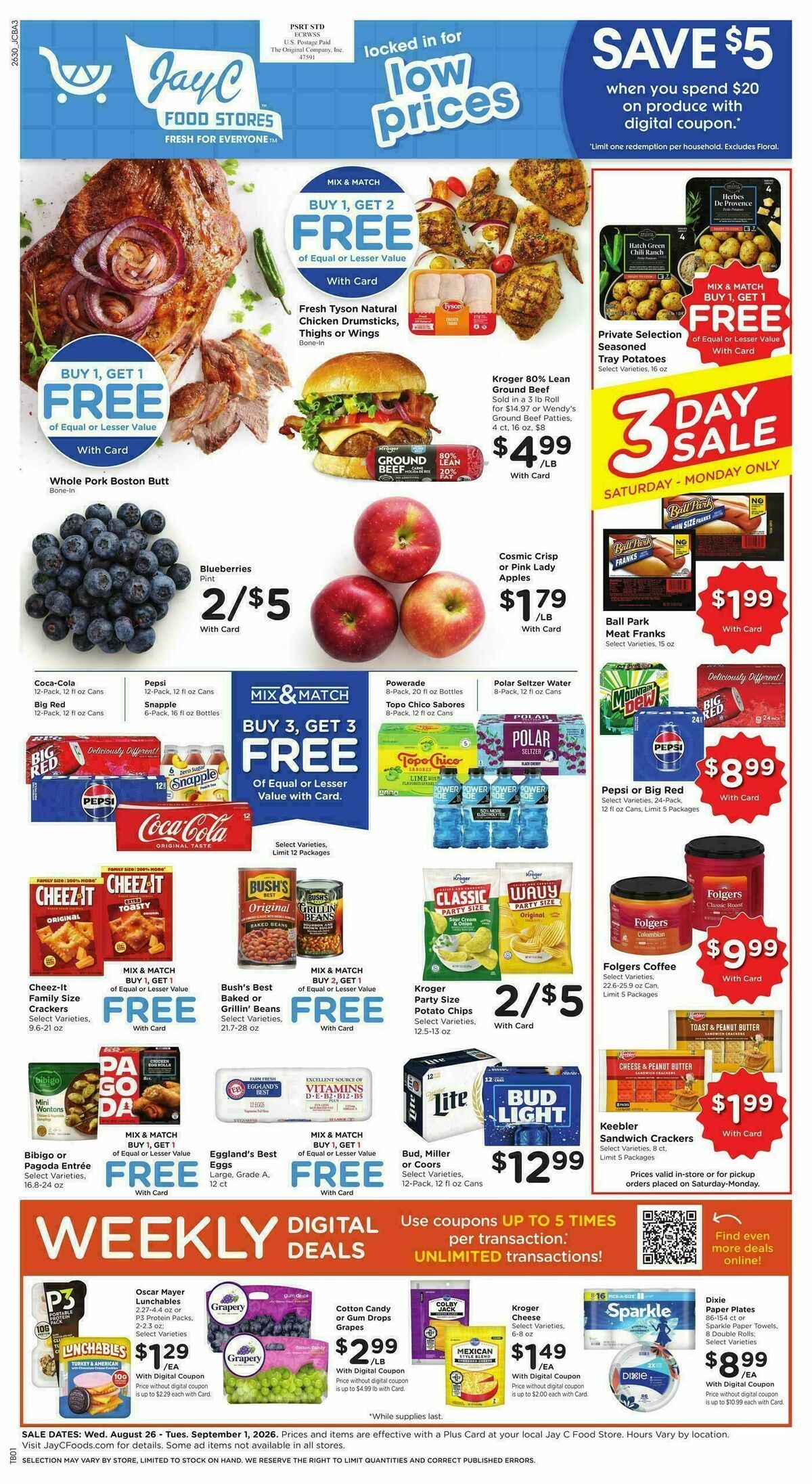 Jay C Food Weekly Ad from August 26