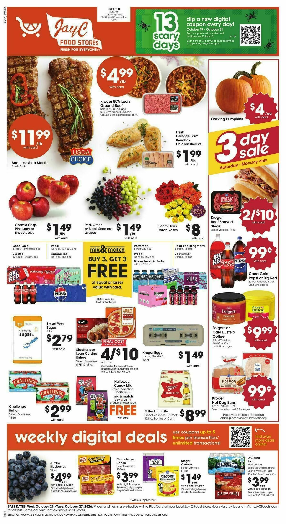 Jay C Food Weekly Ad from October 21