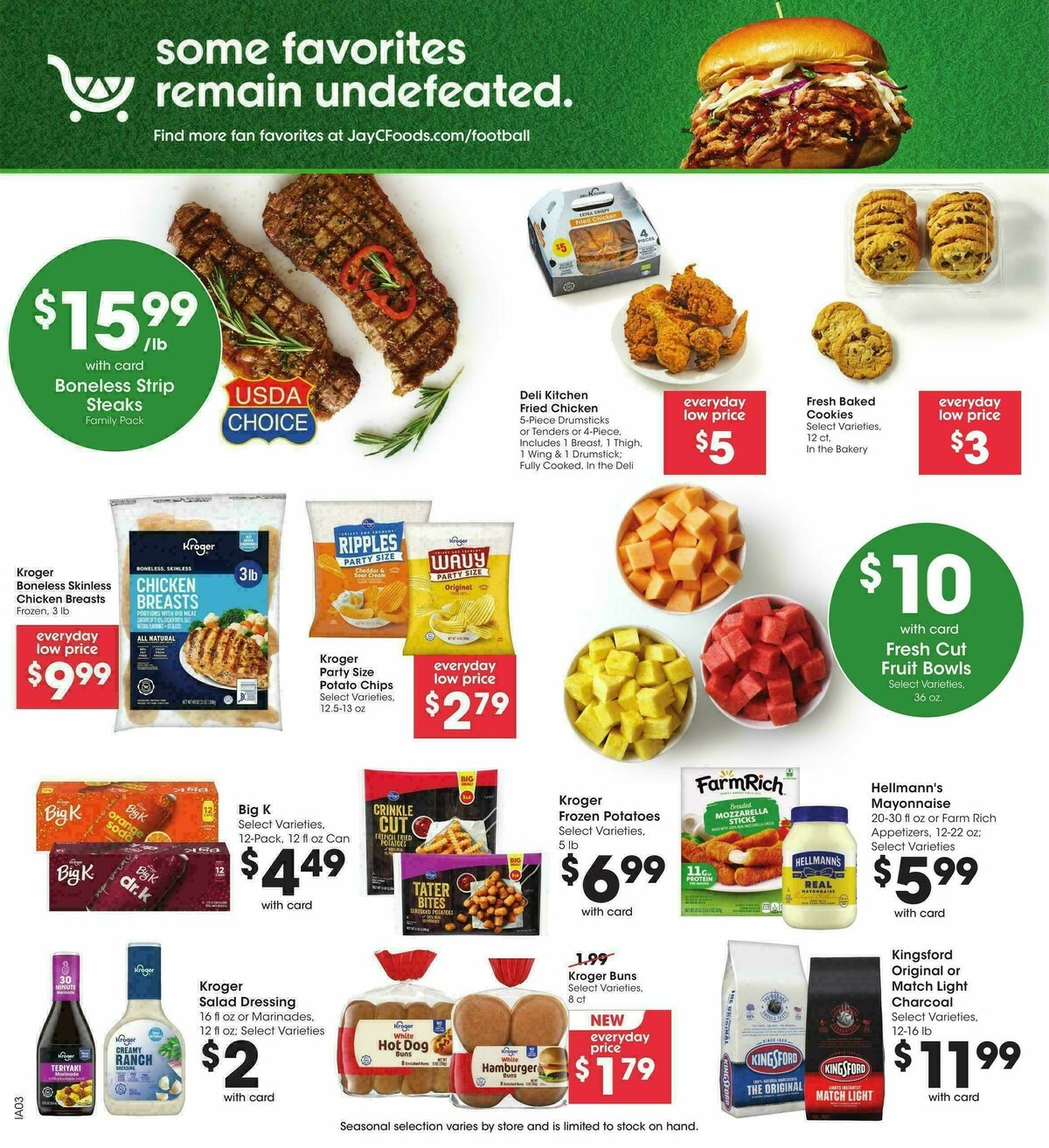 Jay C Food Weekly Ad from October 28