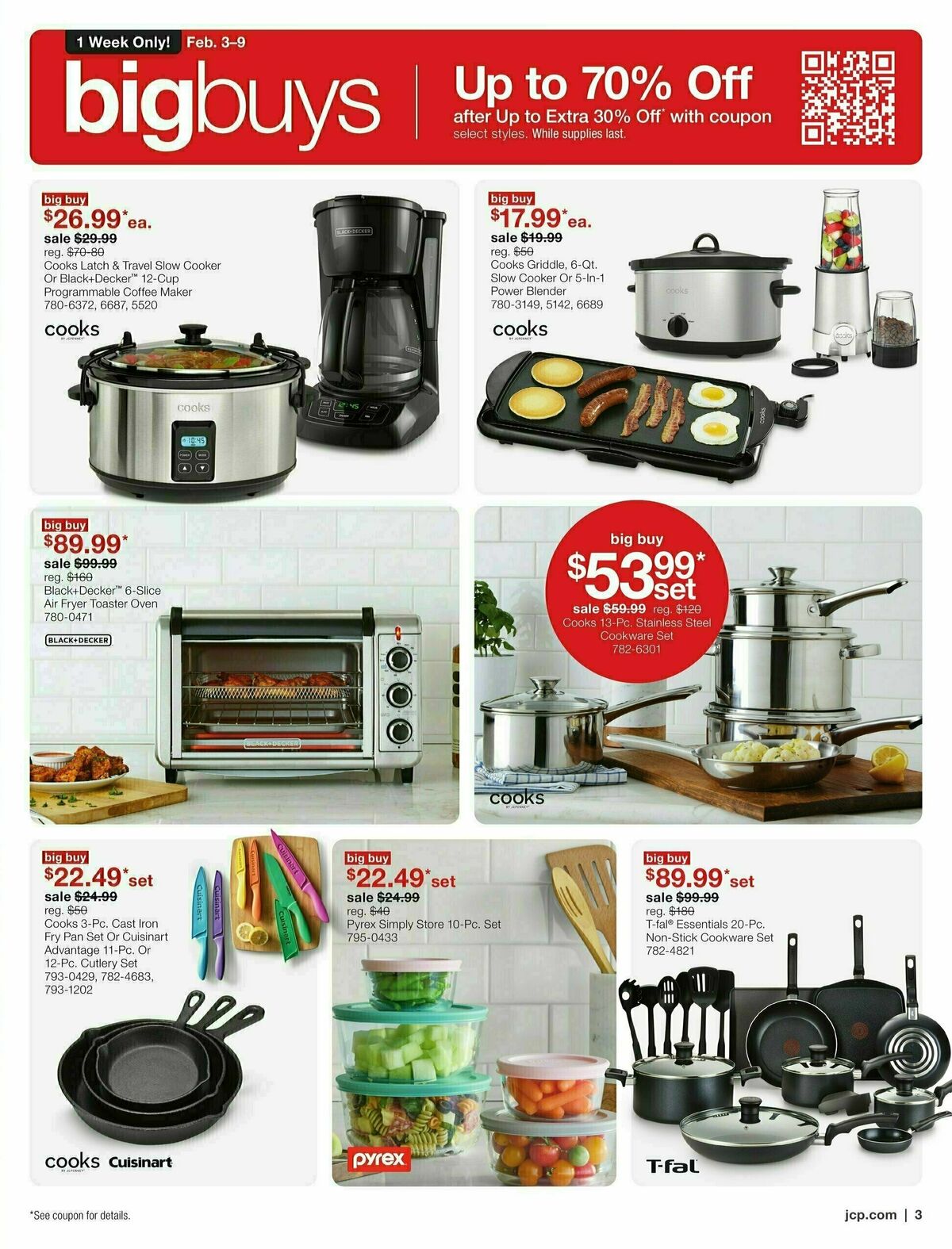 JCPenney Presidents' Day Home Sale Weekly Ad from February 3