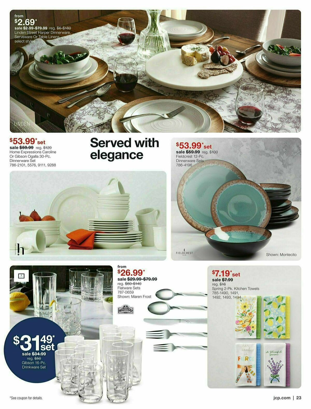 JCPenney Presidents' Day Home Sale Weekly Ad from February 3