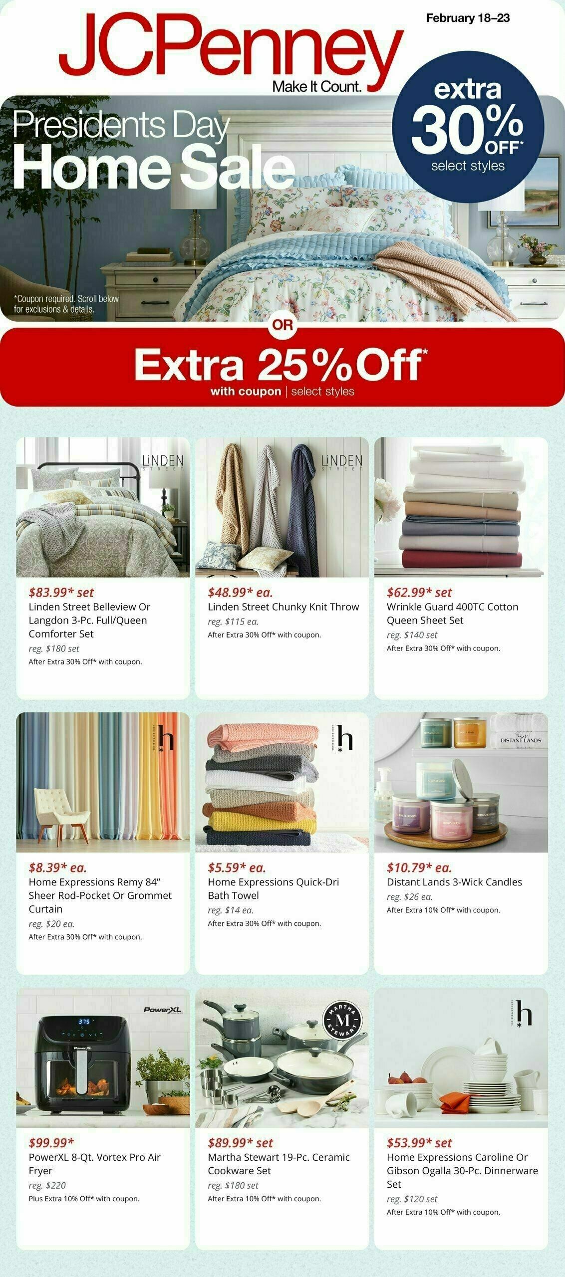 JCPenney Weekly Ad from February 18