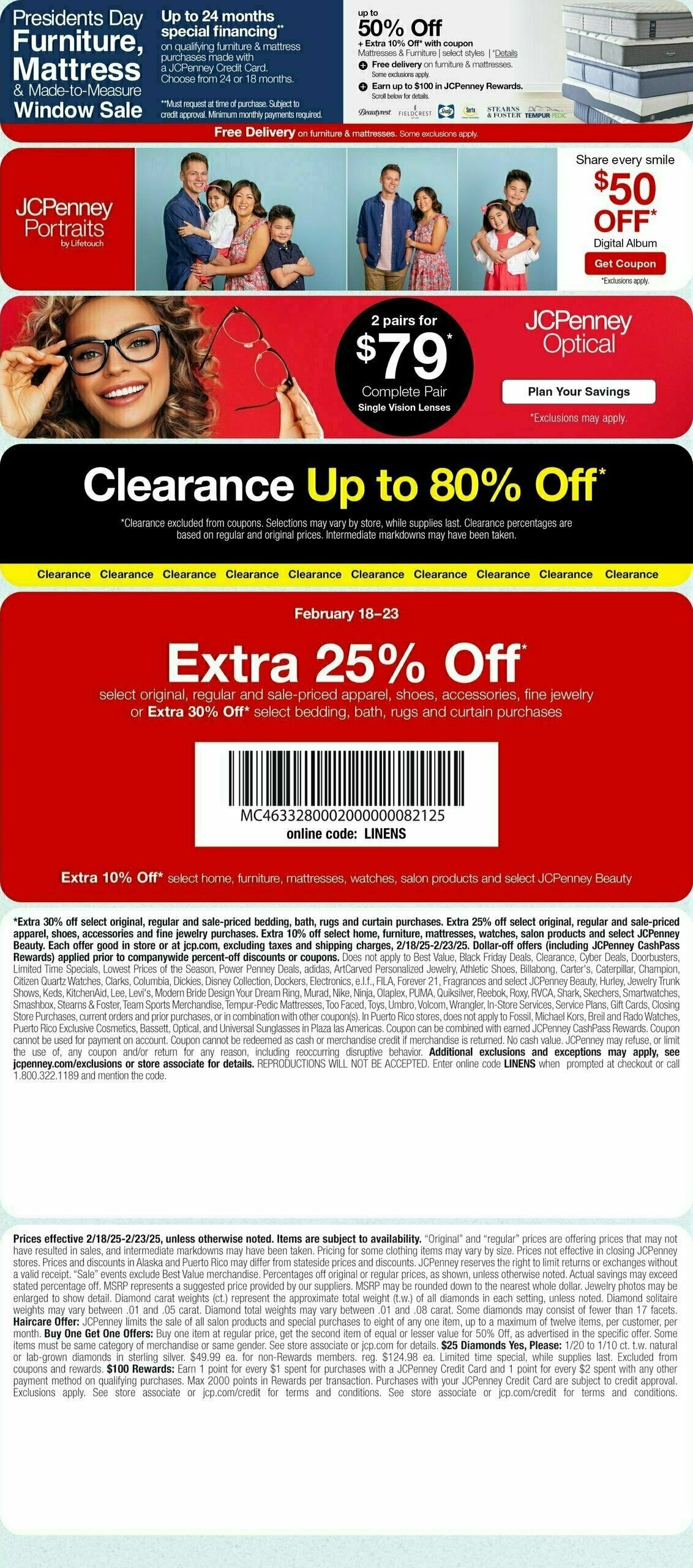 JCPenney Weekly Ad from February 18