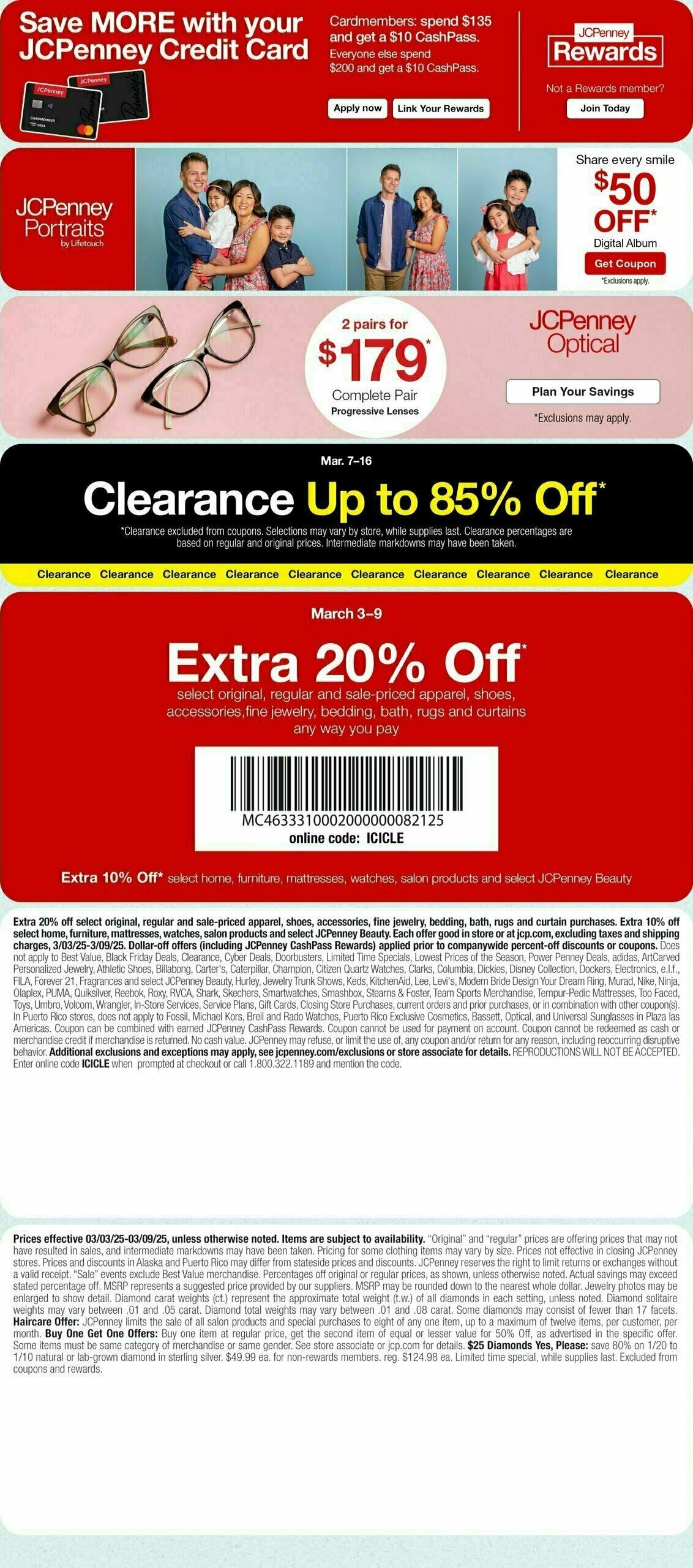 JCPenney Weekly Ad from March 3