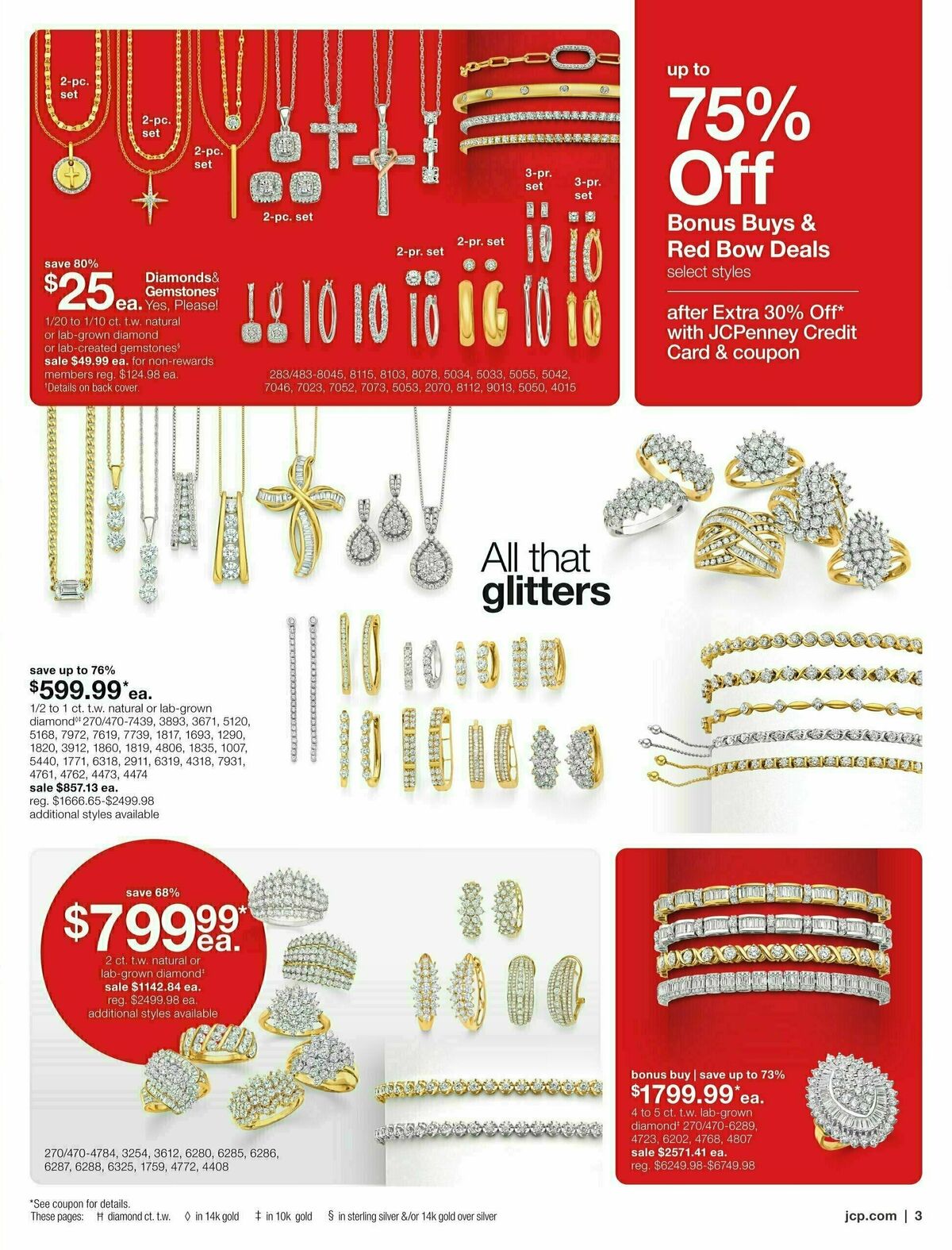 JCPenney Billion Dollar Jewelry Sale Weekly Ad from March 6