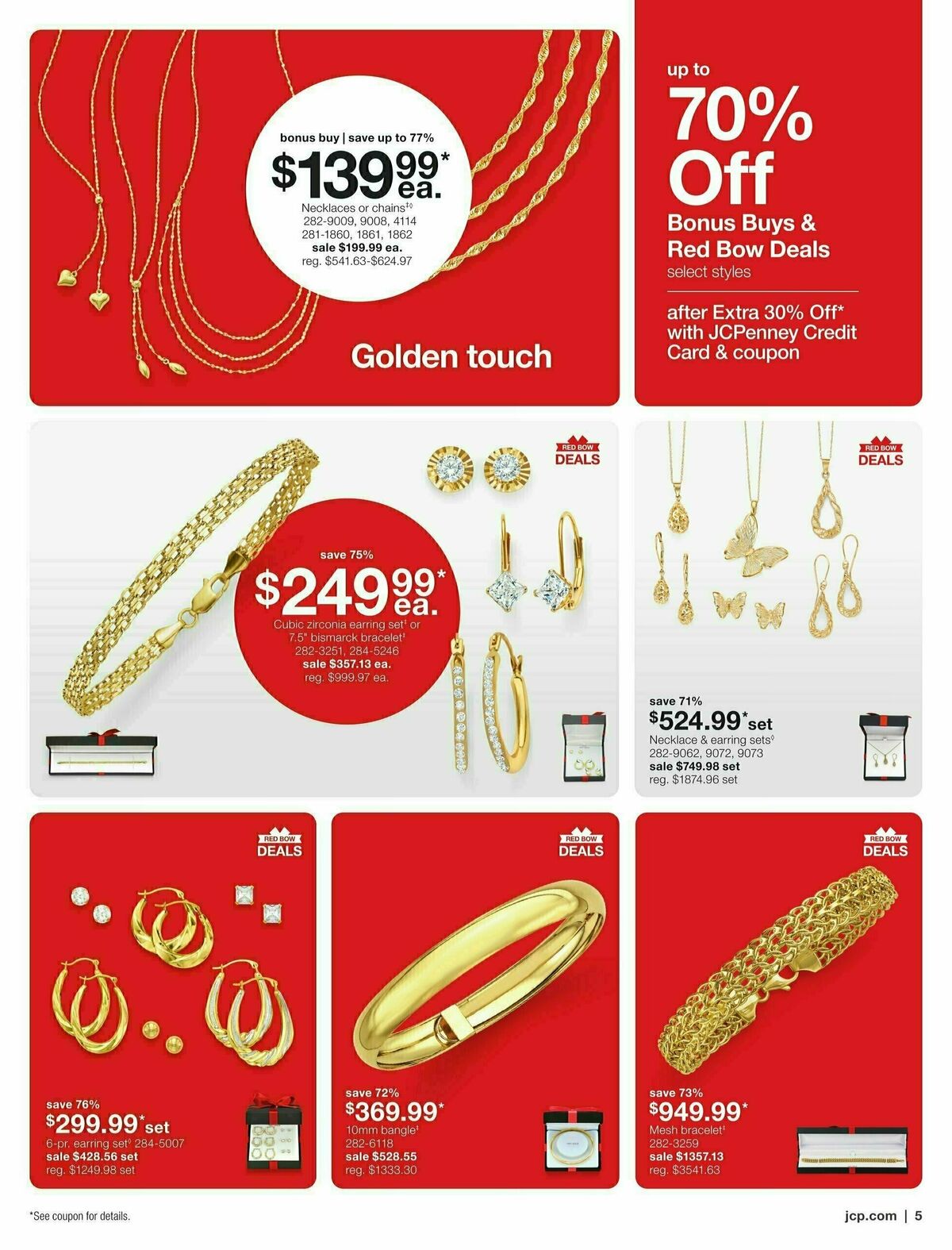 JCPenney Billion Dollar Jewelry Sale Weekly Ad from March 6