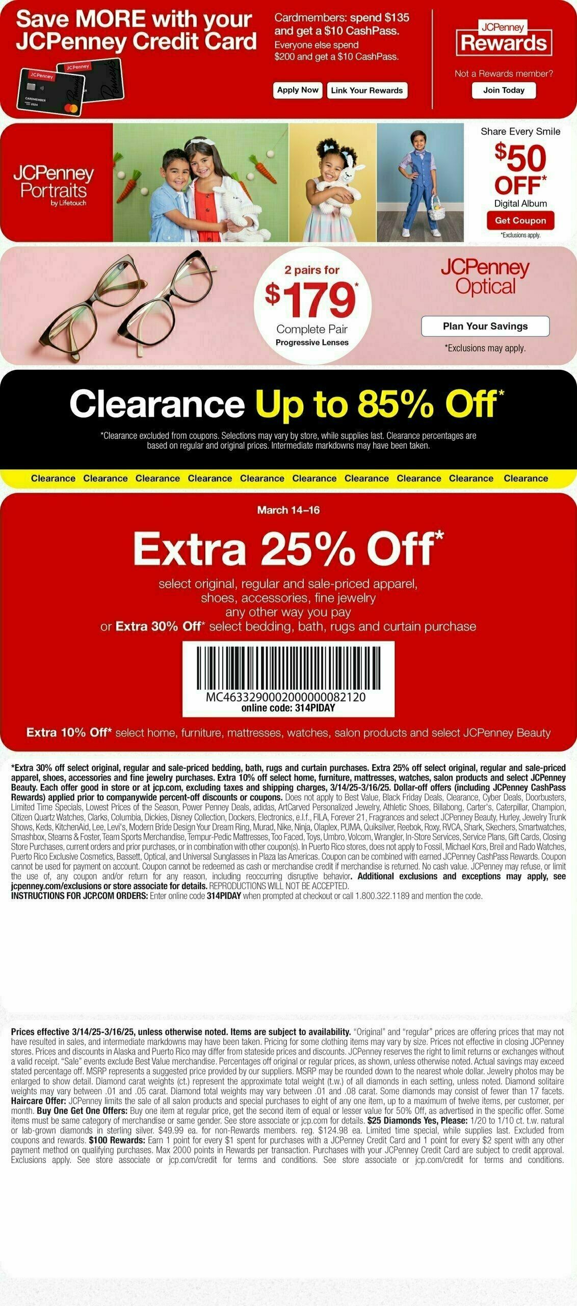 JCPenney Weekly Ad from March 14
