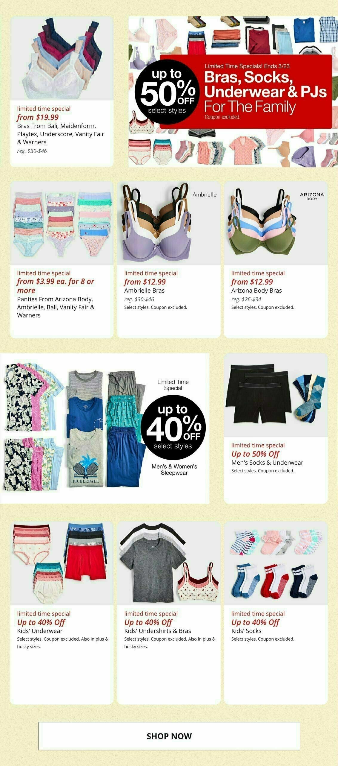 JCPenney Weekly Ad from March 17