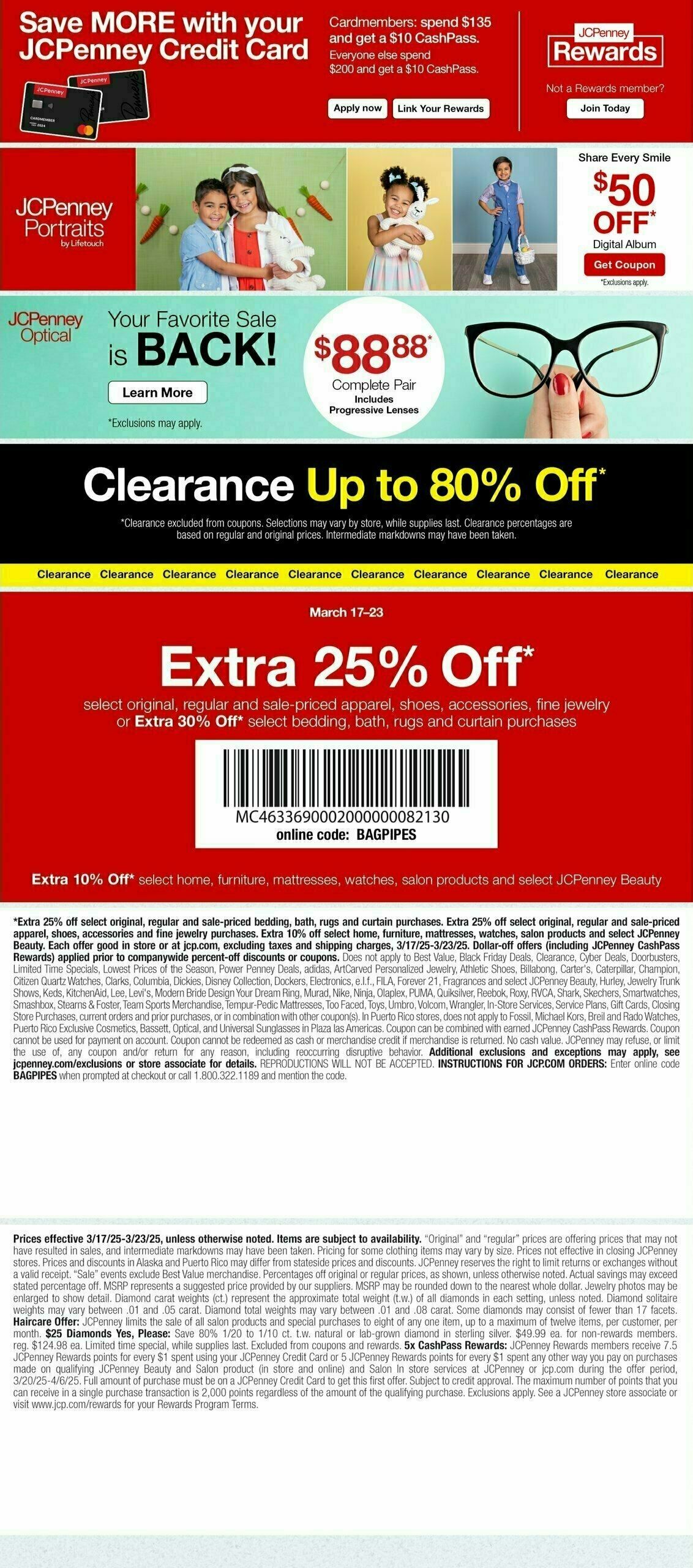 JCPenney Weekly Ad from March 17
