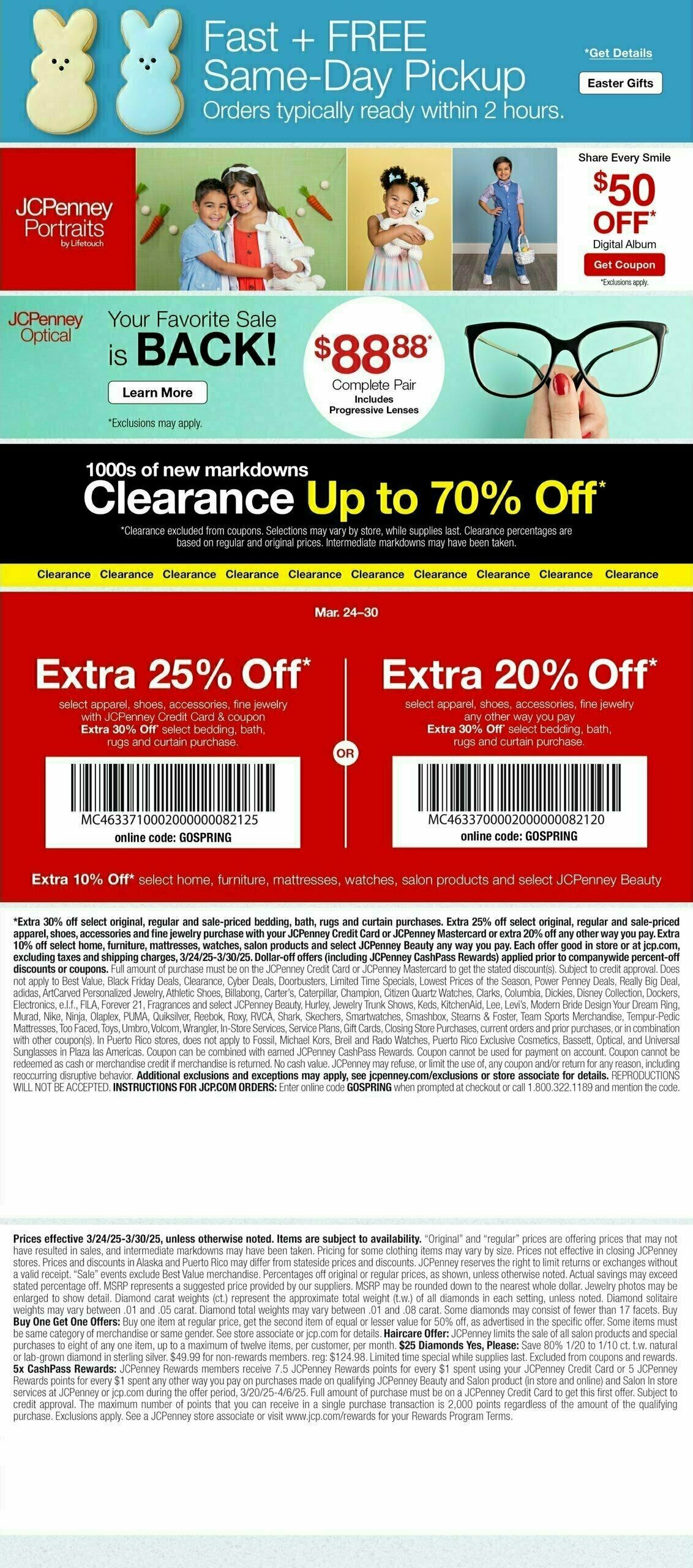 JCPenney Weekly Ad from March 24