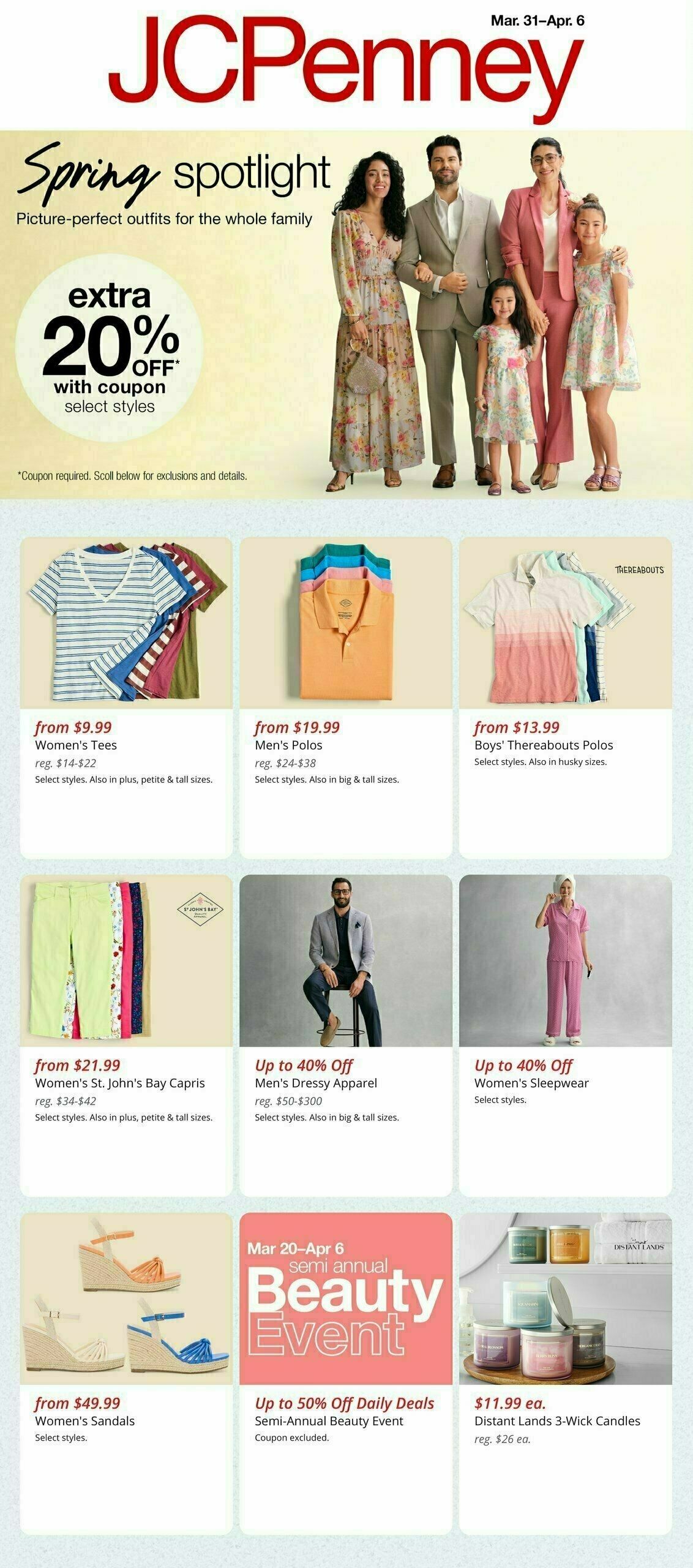 JCPenney Weekly Ad from March 31