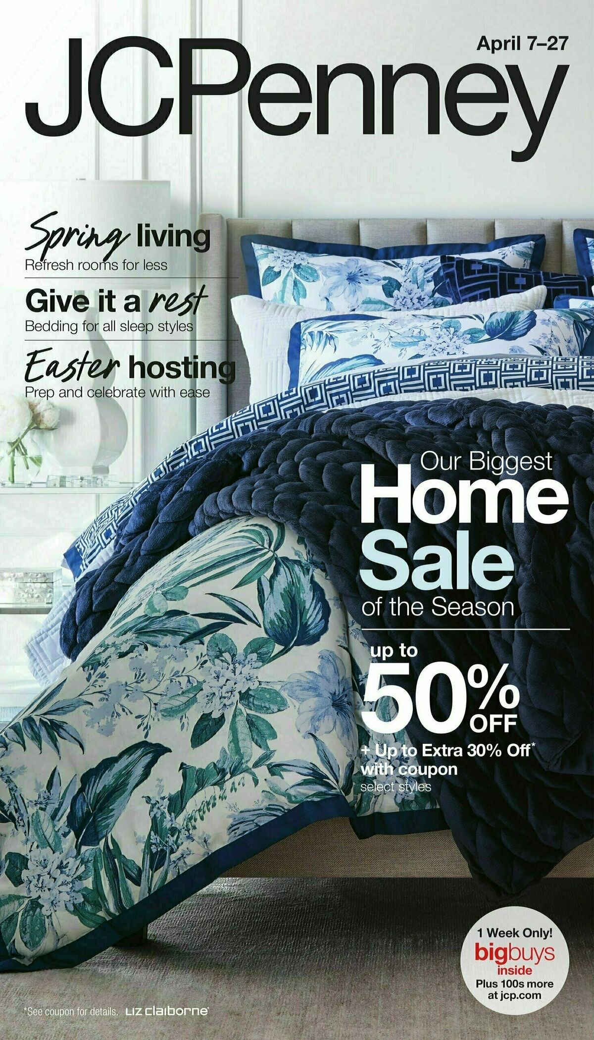 JCPenney Biggest Home Sale of the Season Weekly Ad from April 7