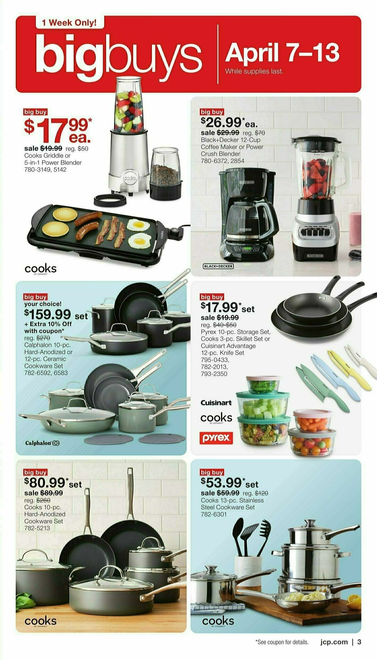 JCPenney Biggest Home Sale of the Season Weekly Ad from April 7