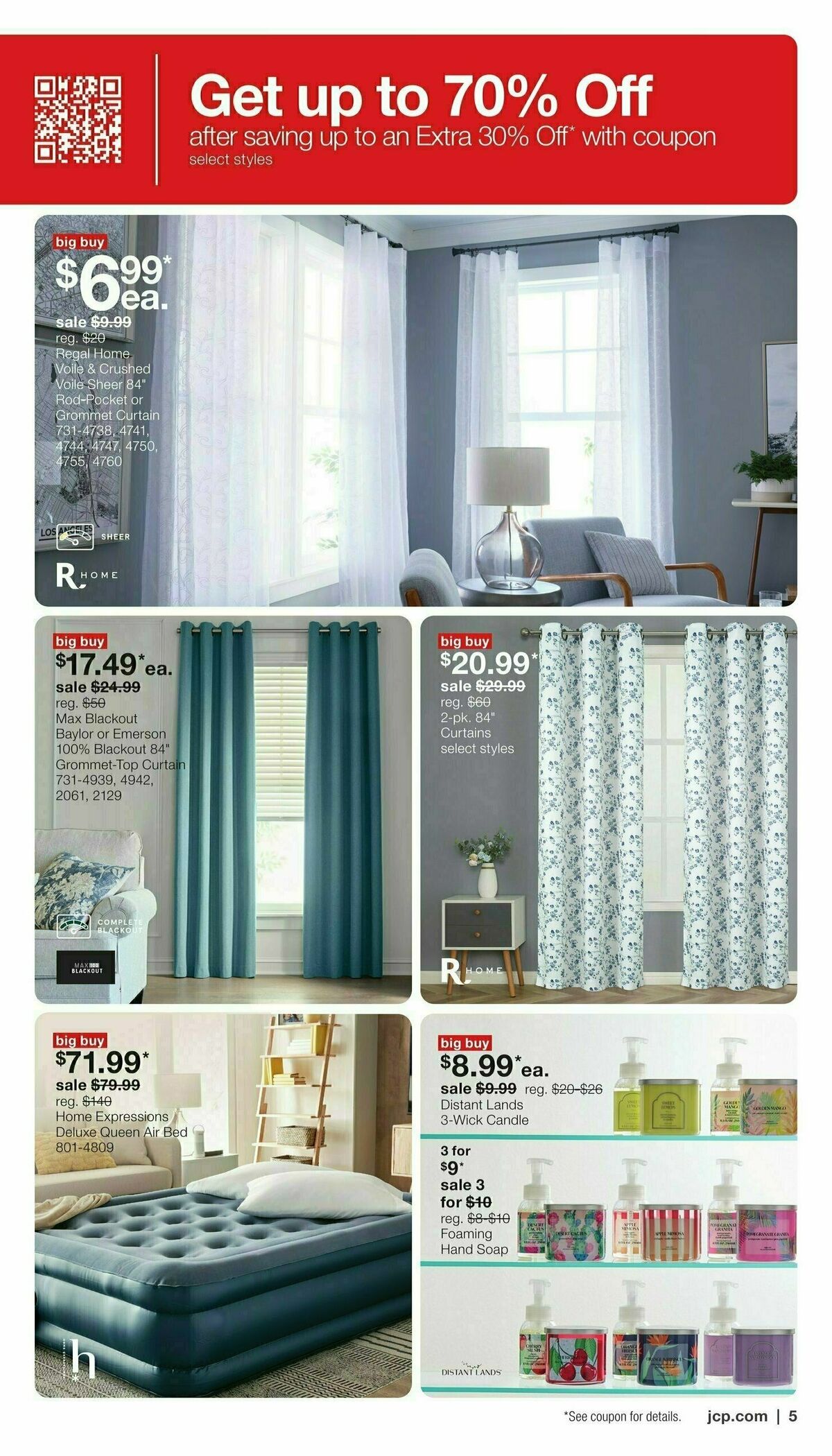 JCPenney Biggest Home Sale of the Season Weekly Ad from April 7