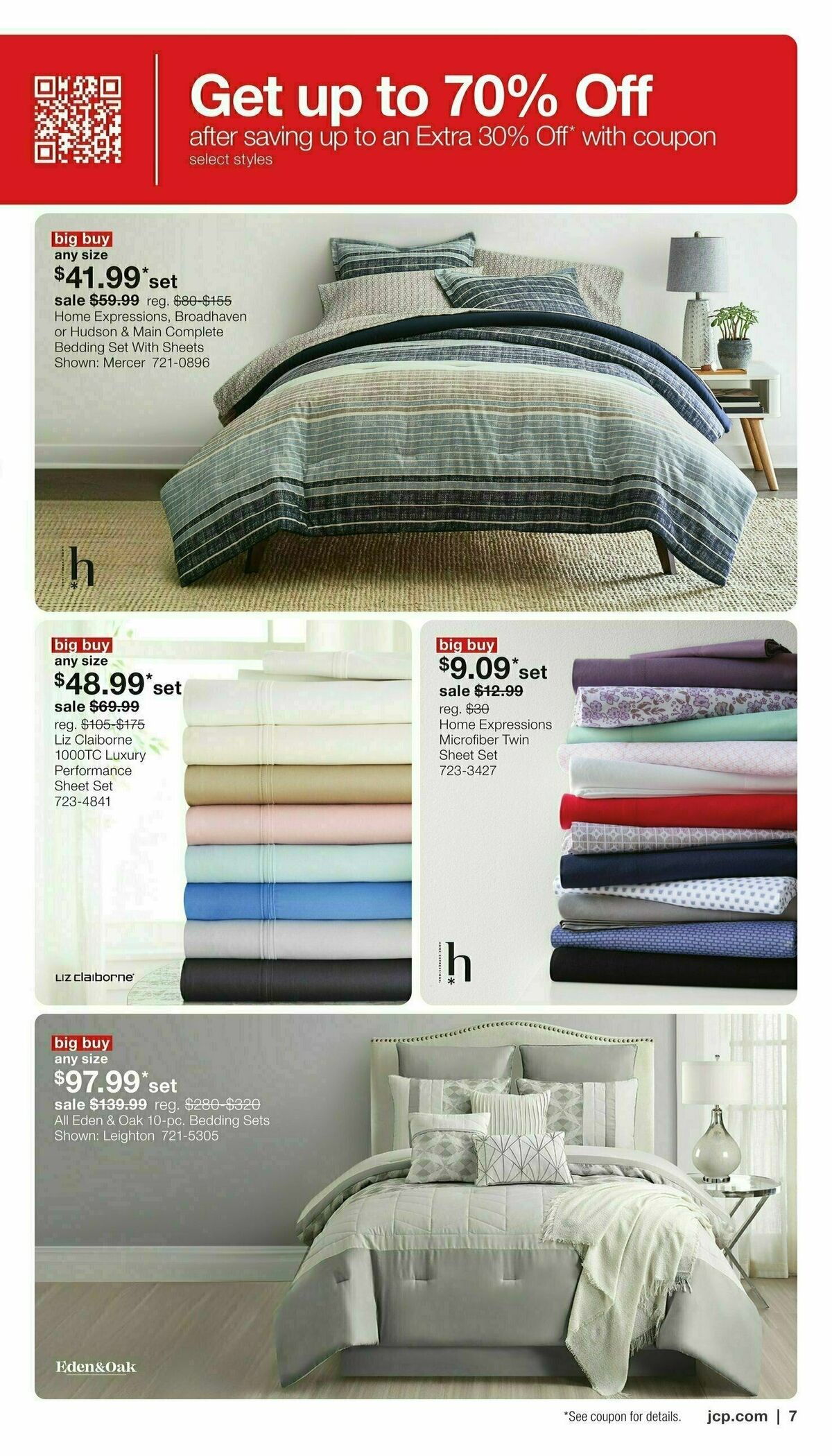 JCPenney Biggest Home Sale of the Season Weekly Ad from April 7