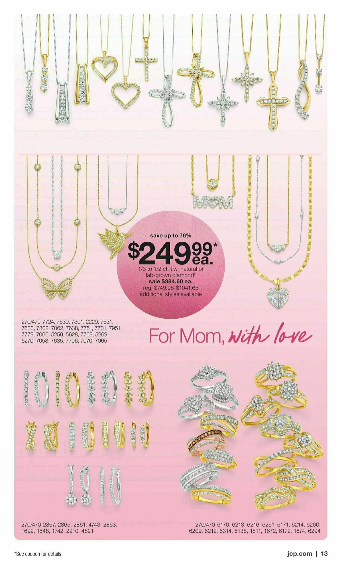 JCPenney Mother’s Day Jewelry Sale Weekly Ad from April 10