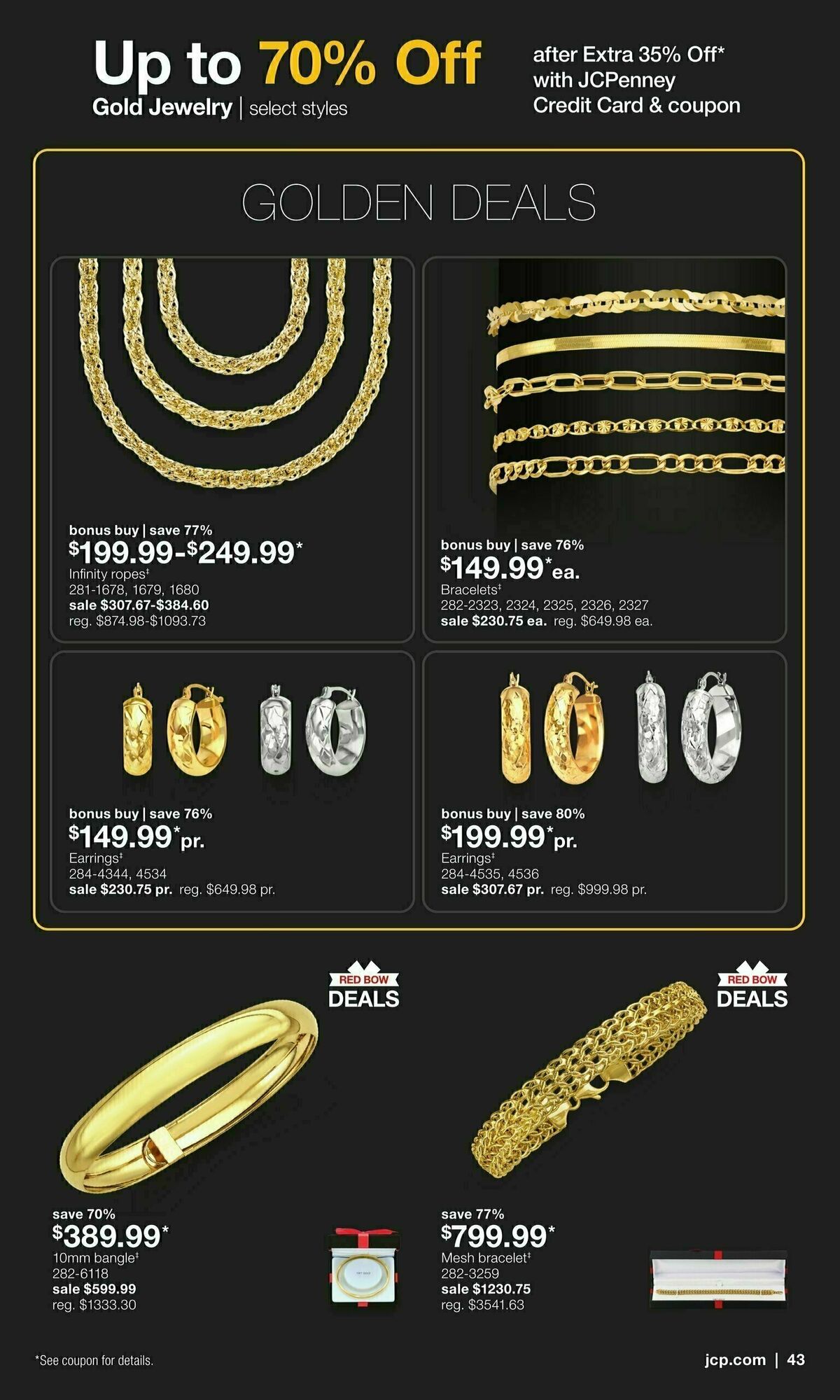 JCPenney Mother’s Day Jewelry Sale Weekly Ad from April 10