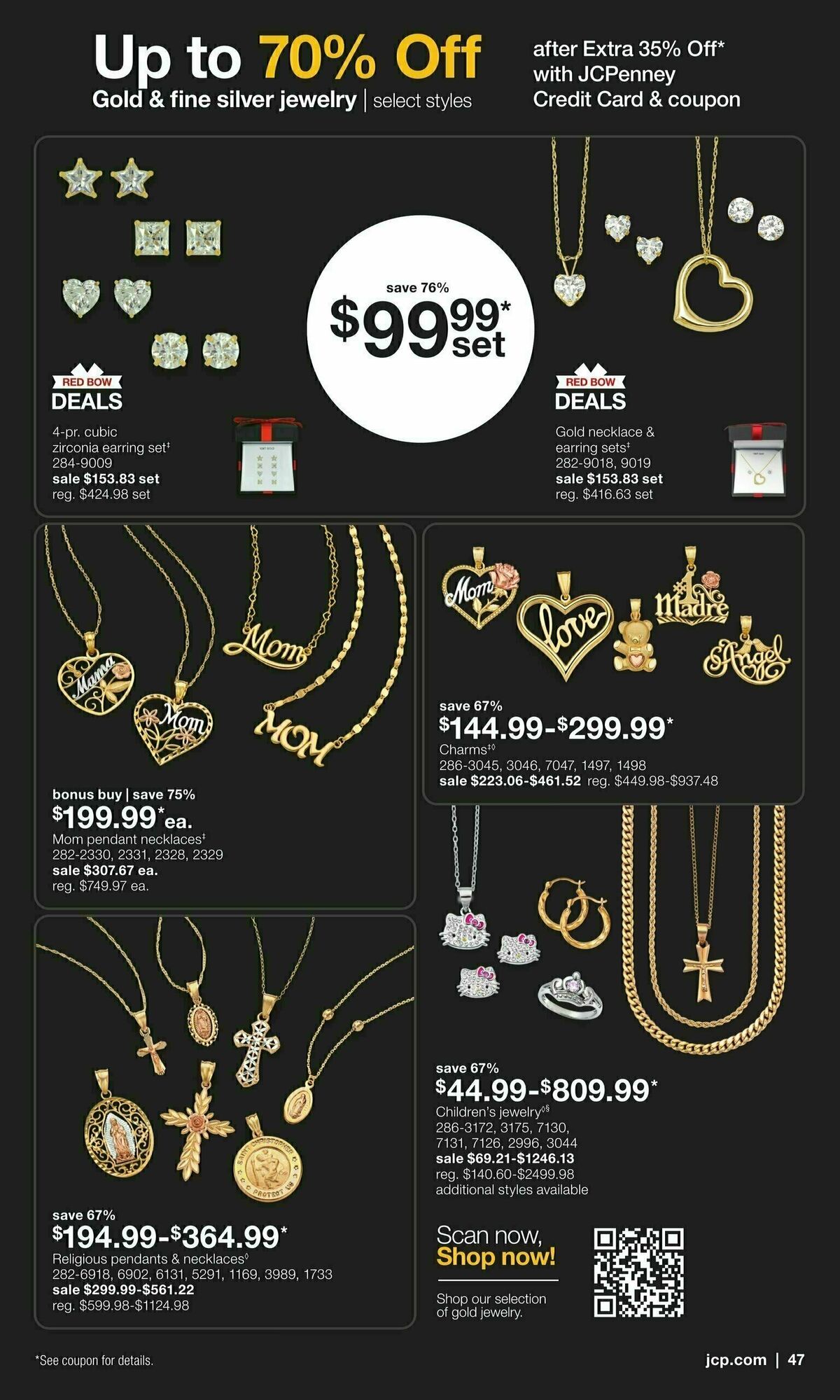 JCPenney Mother’s Day Jewelry Sale Weekly Ad from April 10