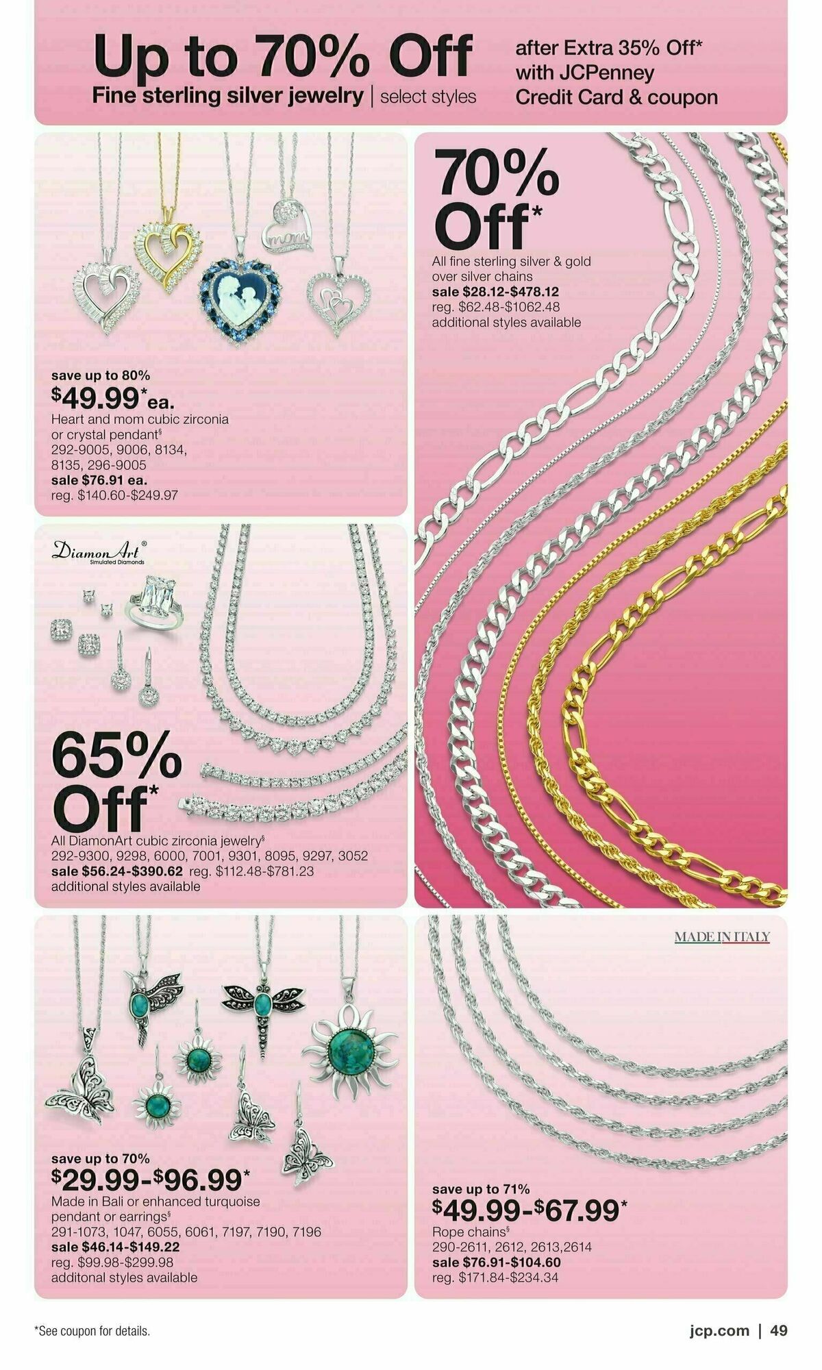 JCPenney Mother’s Day Jewelry Sale Weekly Ad from April 10