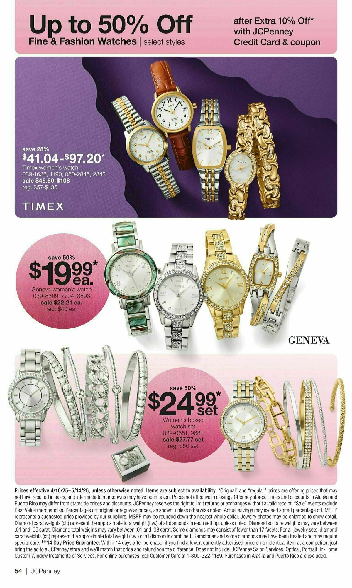 JCPenney Mother’s Day Jewelry Sale Weekly Ad from April 10