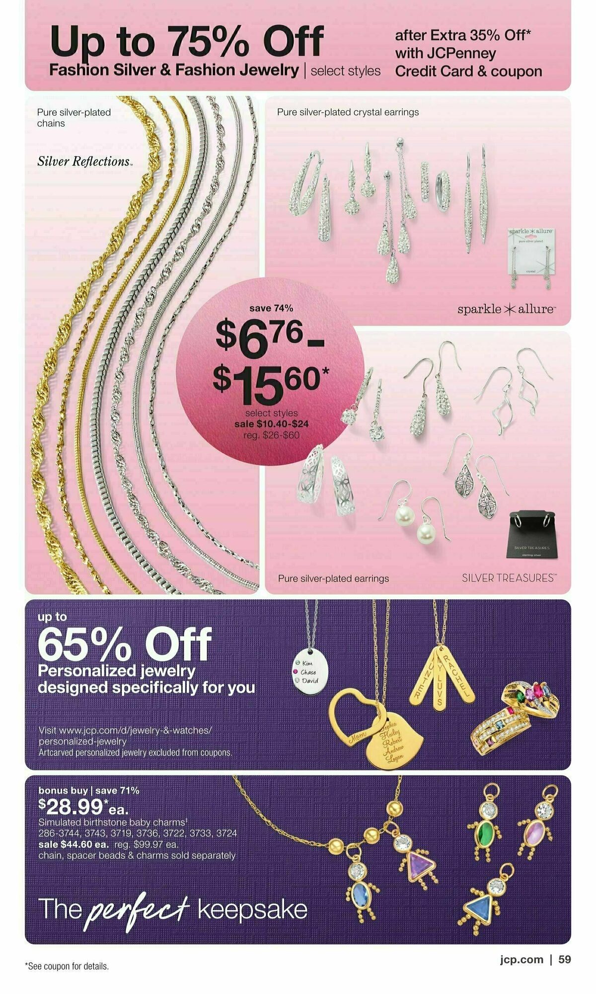 JCPenney Mother’s Day Jewelry Sale Weekly Ad from April 10