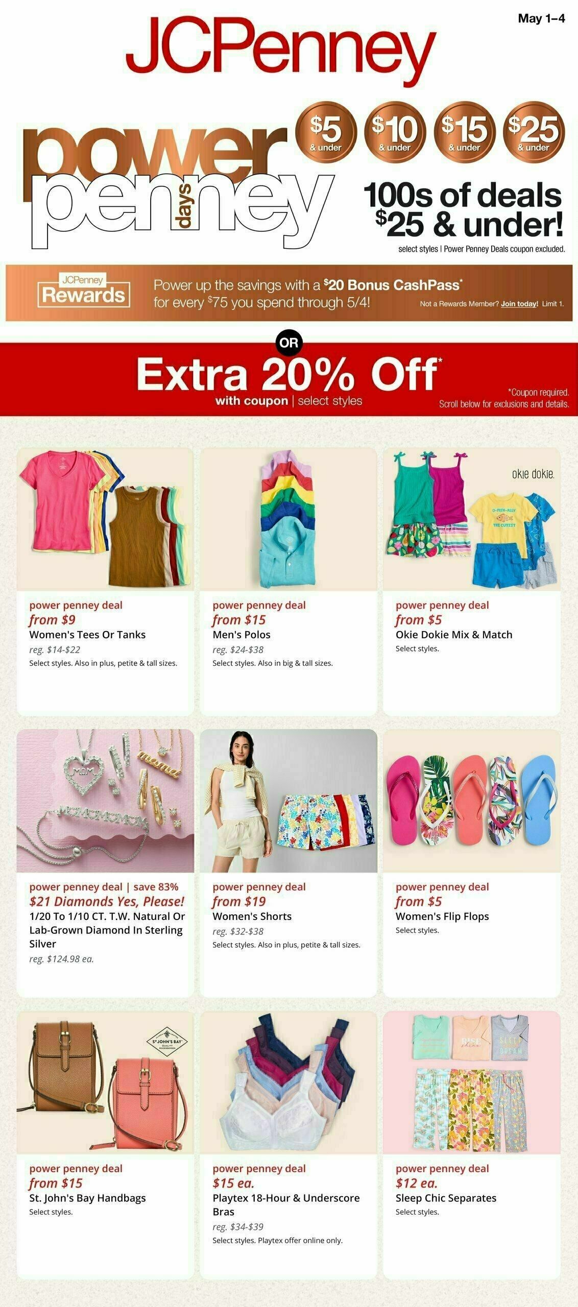 JCPenney Weekly Ad from May 1