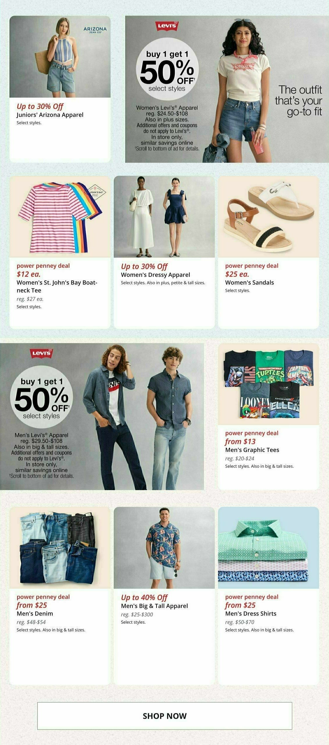 JCPenney Weekly Ad from May 1