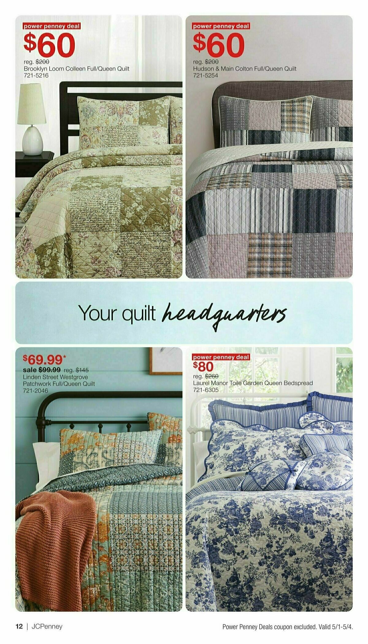 JCPenney Memorial Day Home Sale Weekly Ad from May 1