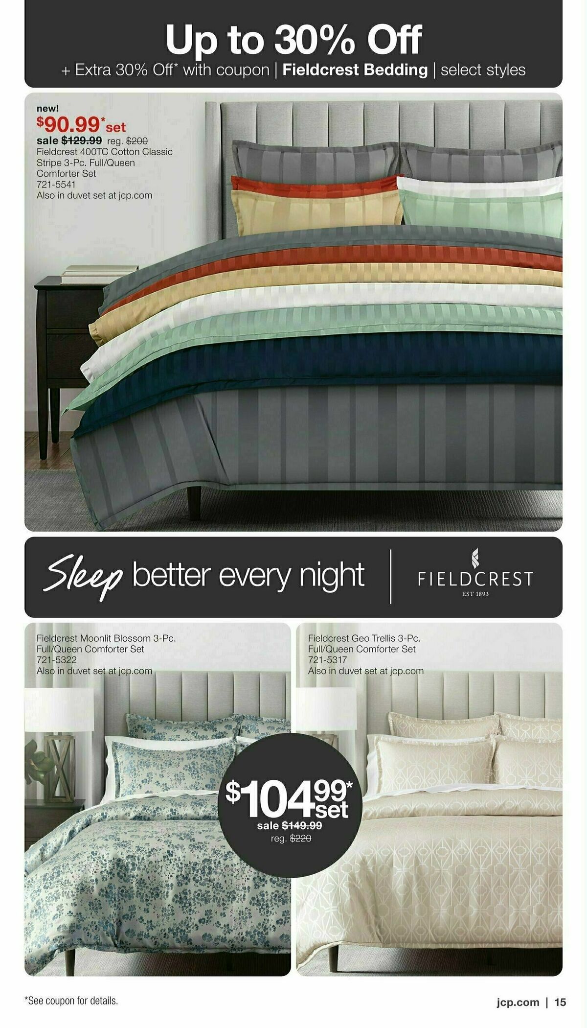 JCPenney Memorial Day Home Sale Weekly Ad from May 1