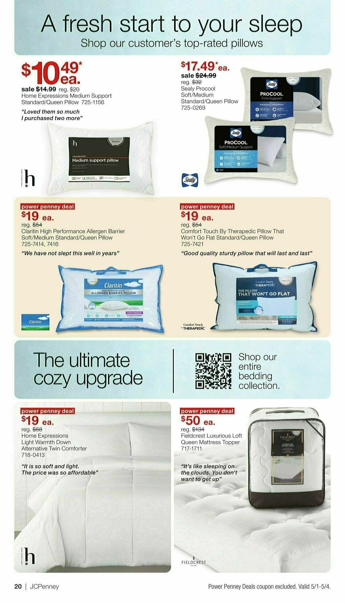 JCPenney Memorial Day Home Sale Weekly Ad from May 1