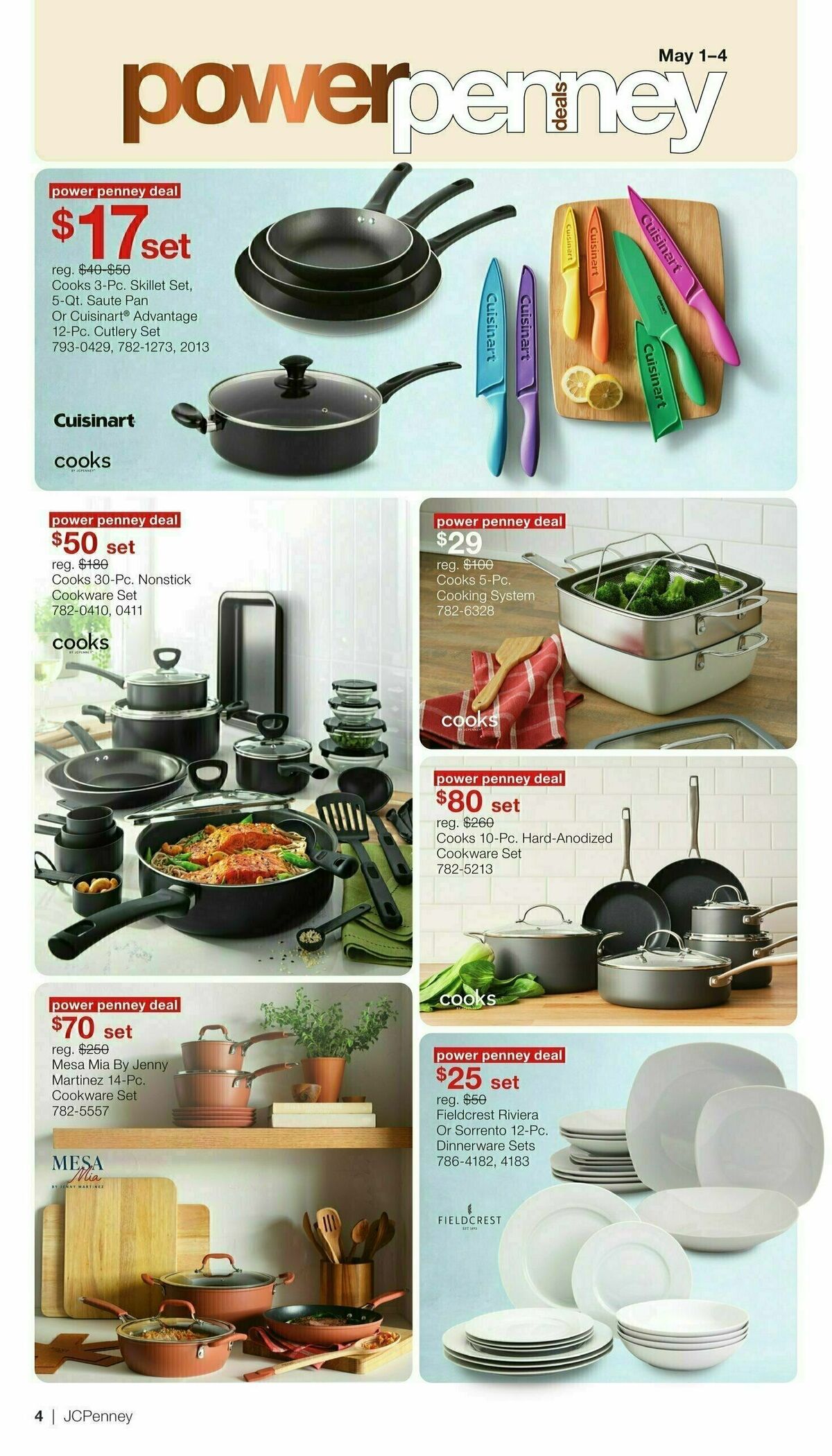 JCPenney Memorial Day Home Sale Weekly Ad from May 1