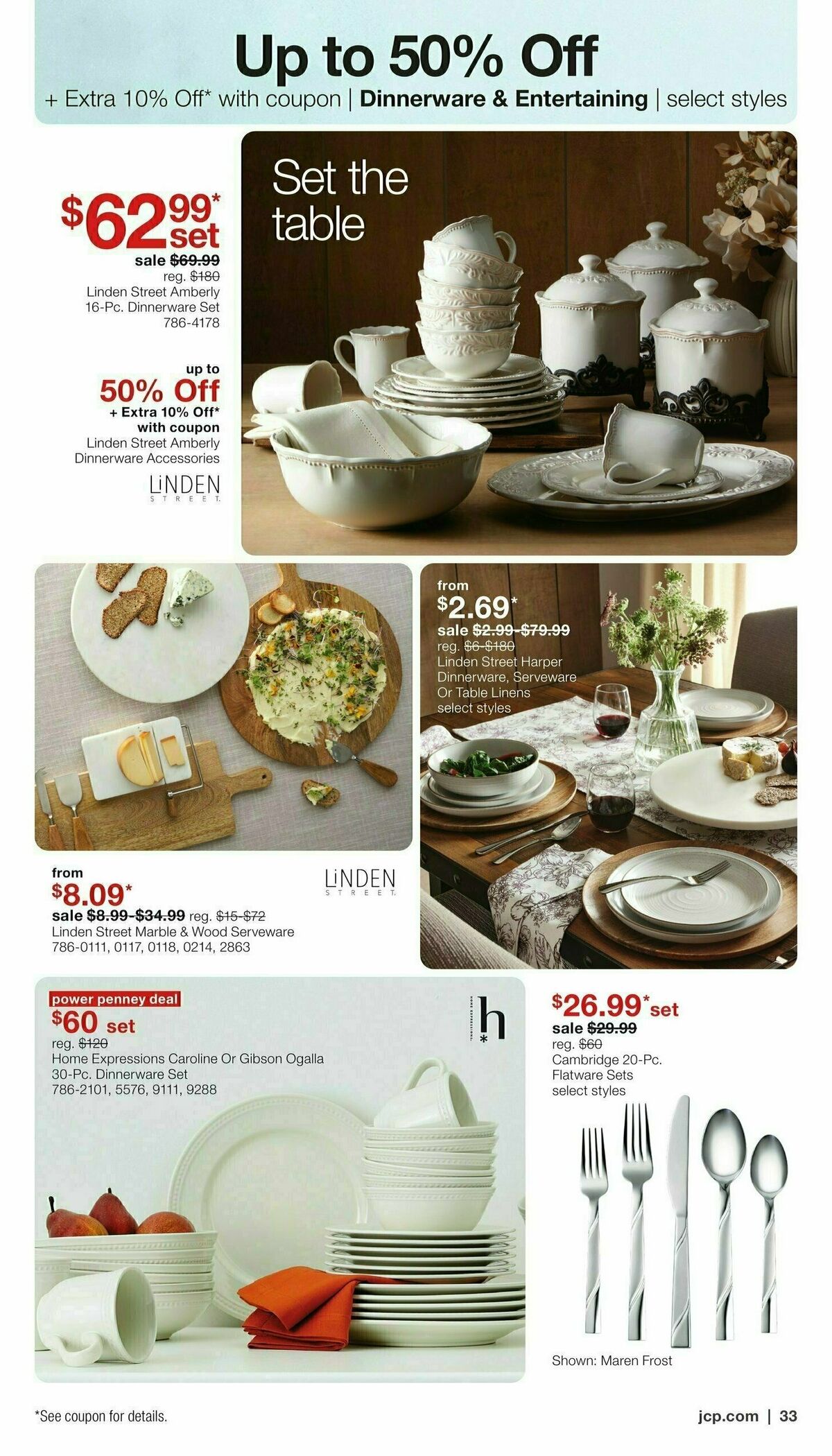 JCPenney Memorial Day Home Sale Weekly Ad from May 1