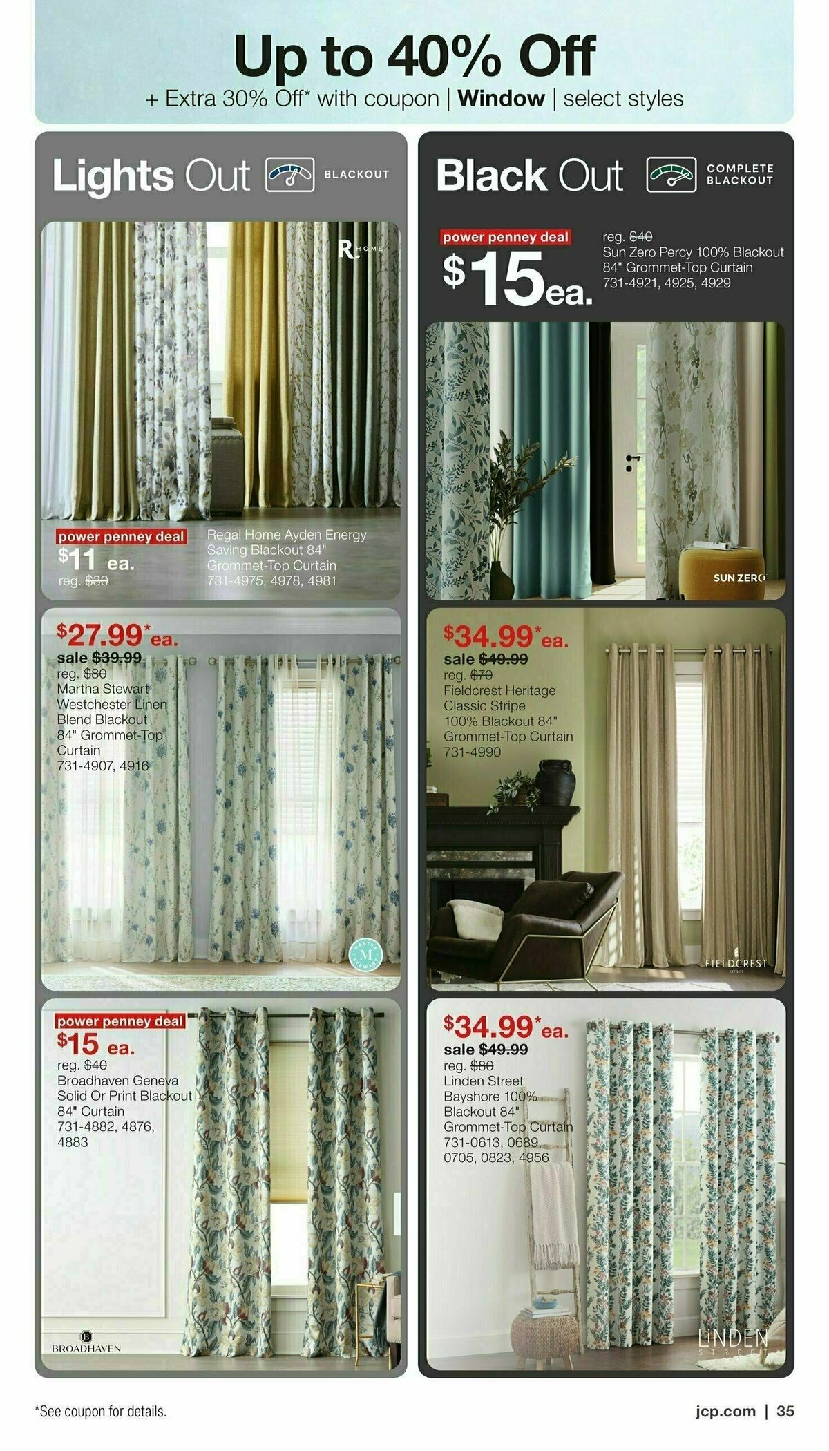 JCPenney Memorial Day Home Sale Weekly Ad from May 1