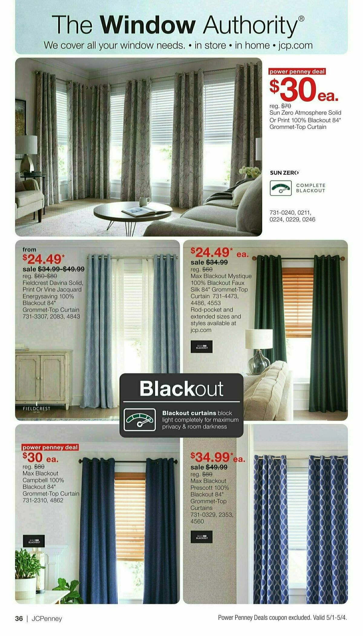 JCPenney Memorial Day Home Sale Weekly Ad from May 1