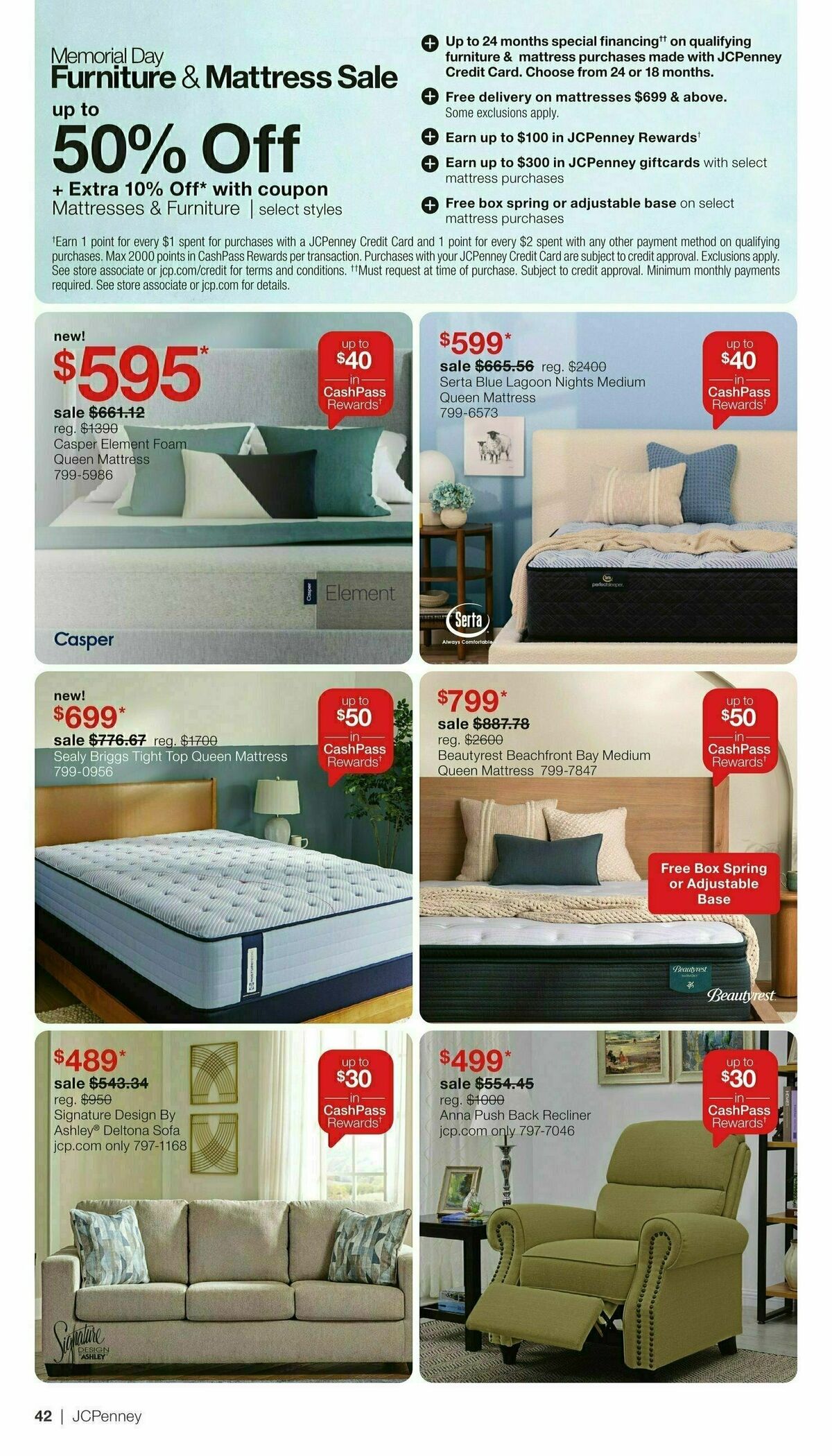 JCPenney Memorial Day Home Sale Weekly Ad from May 1
