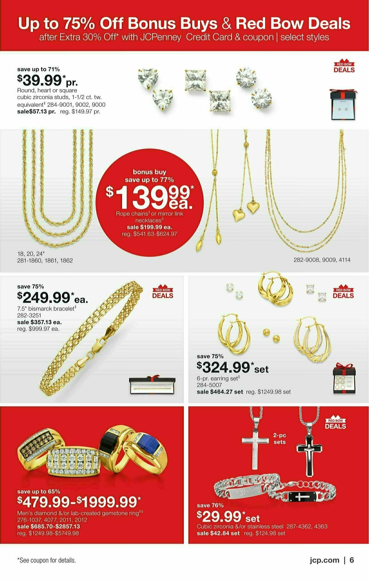 JCPenney Our Biggest Jewelry Sale of the Season Weekly Ad from May 29