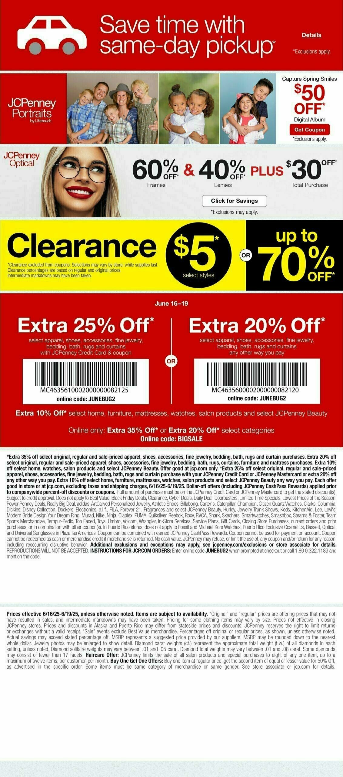 JCPenney Weekly Ad from June 16