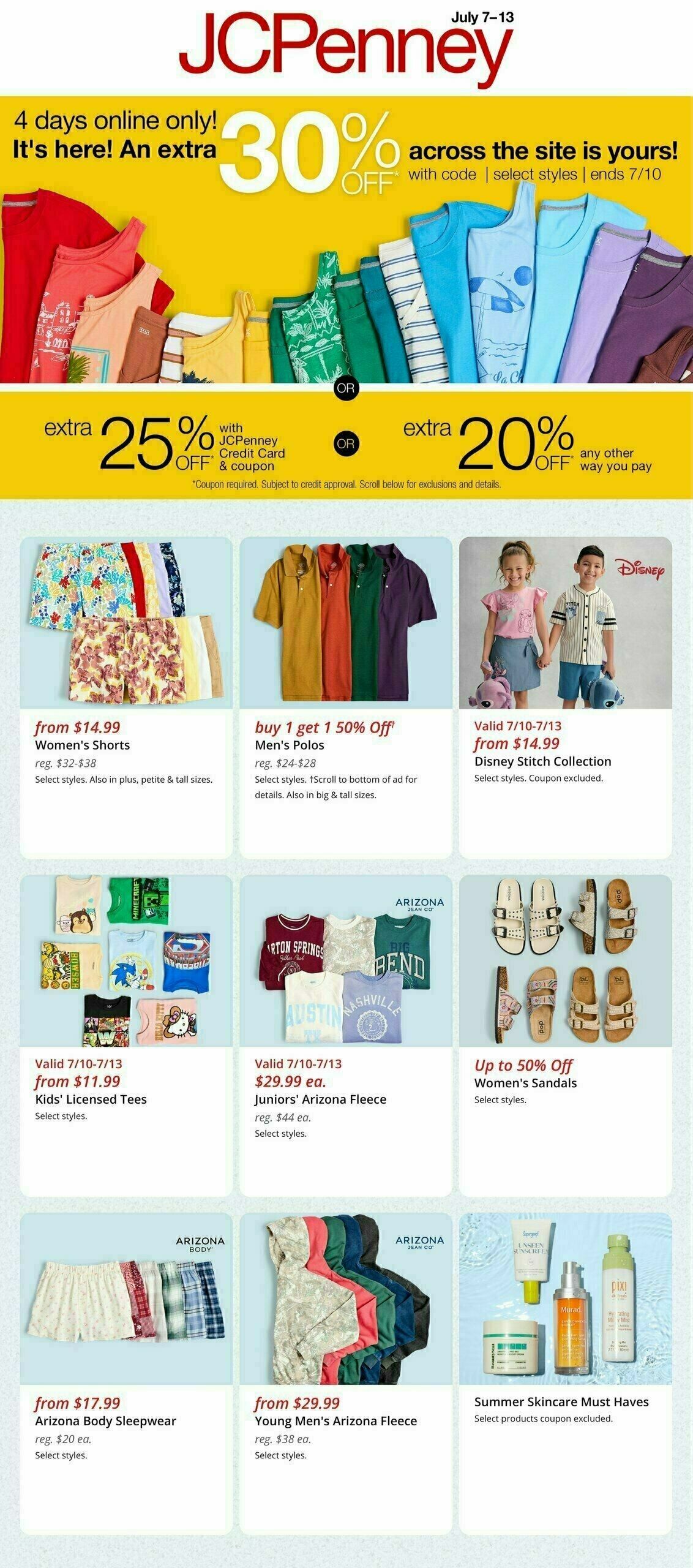 JCPenney Weekly Ad from July 7