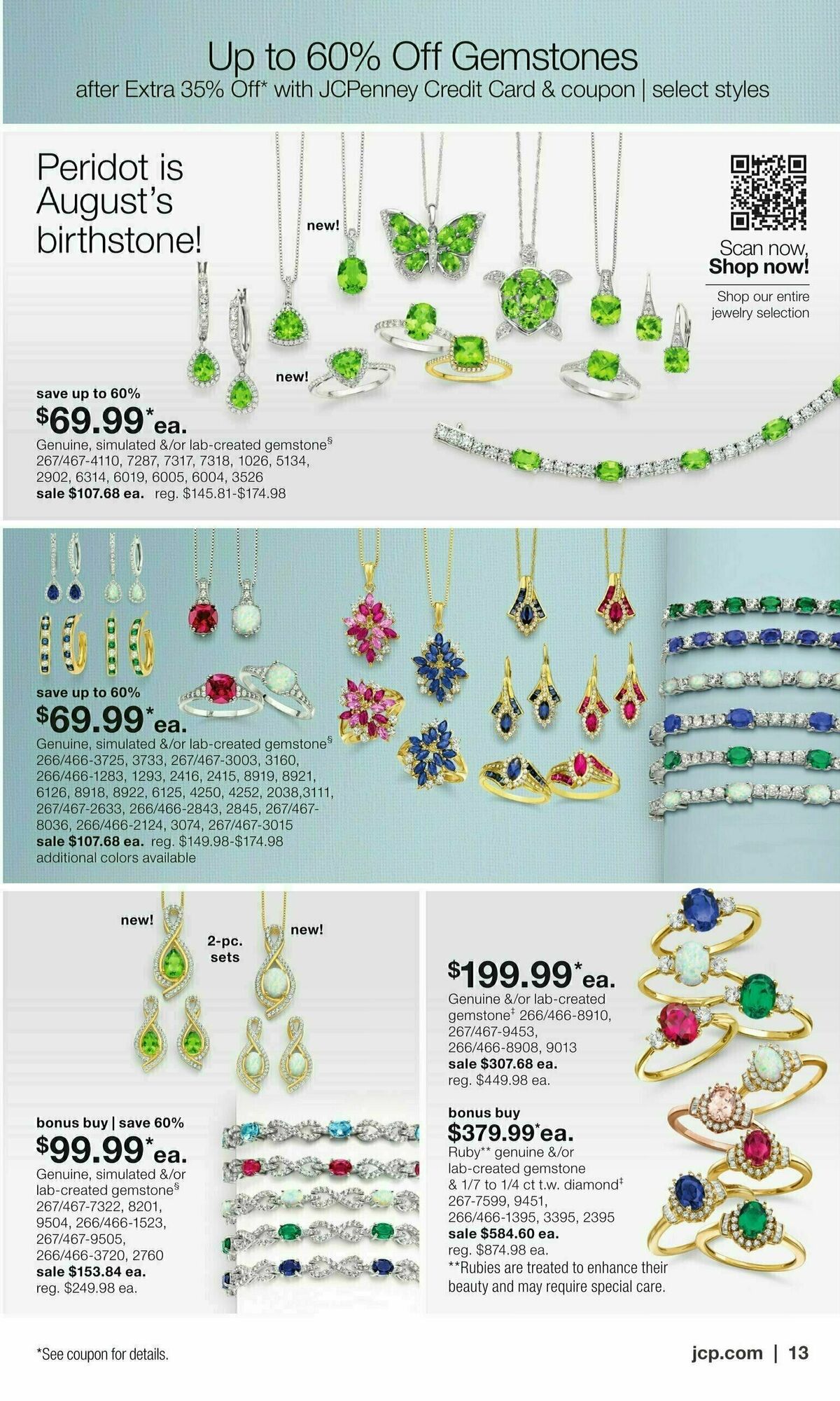 JCPenney Semi-Annual Jewelry Sale Weekly Ad from July 14