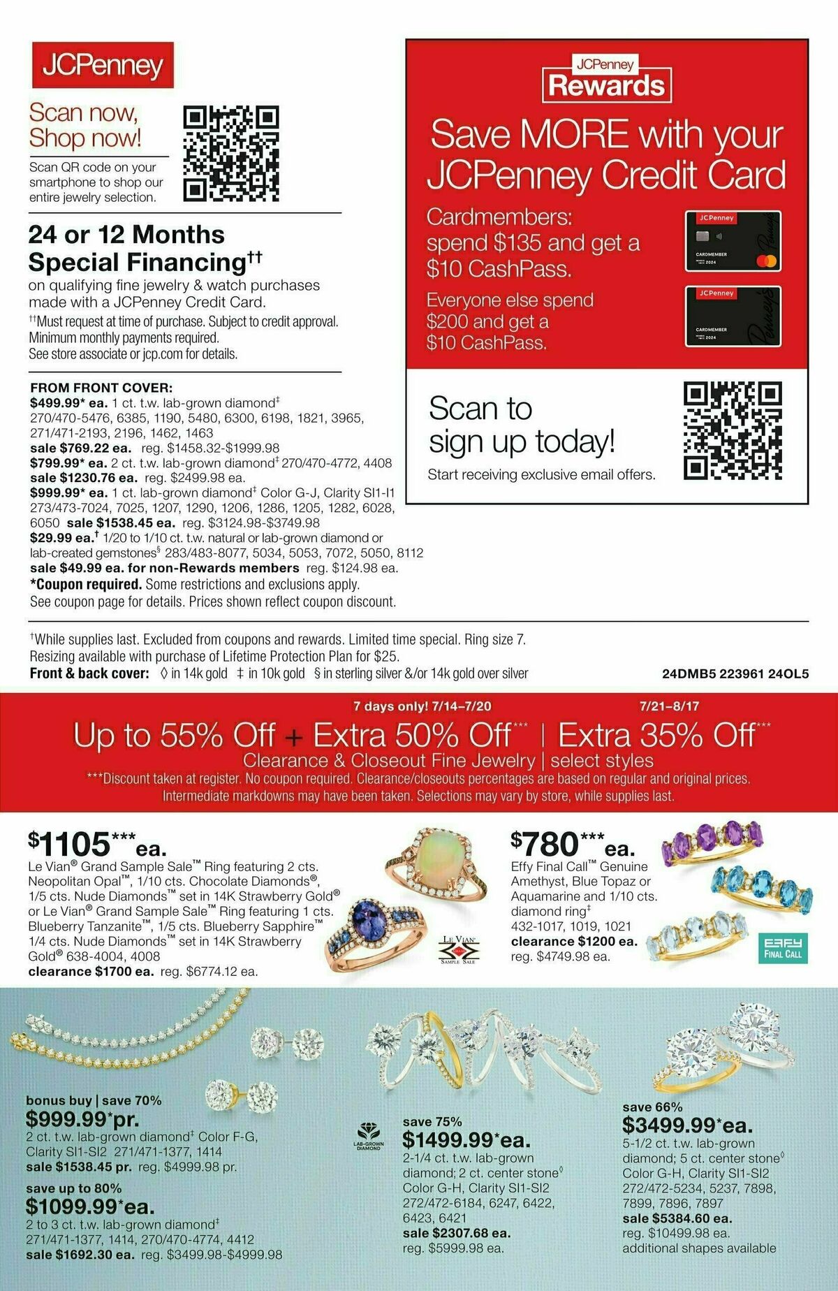 JCPenney Semi-Annual Jewelry Sale Weekly Ad from July 14