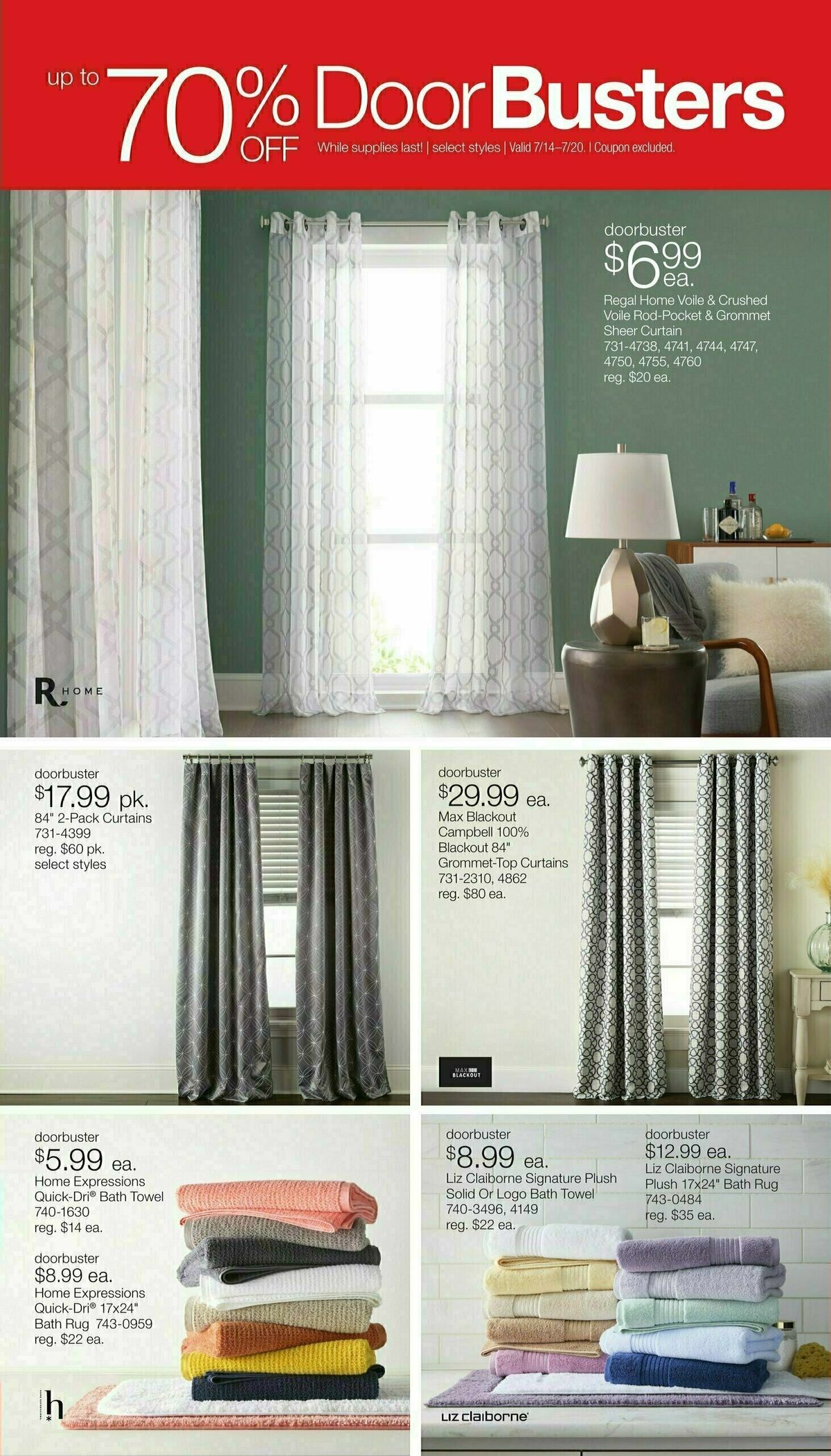 JCPenney Semi-Annual Home Sale Weekly Ad from July 14