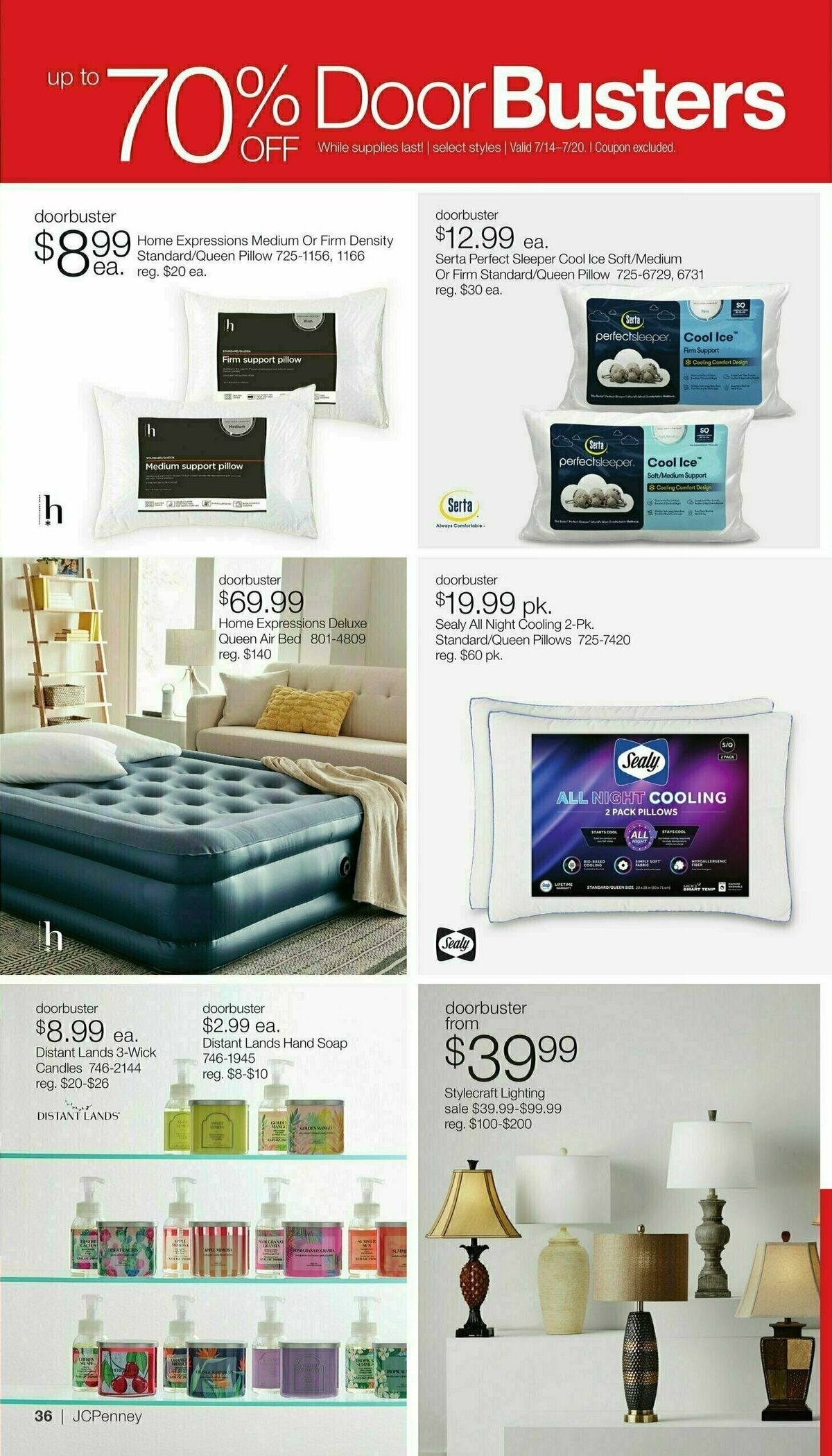 JCPenney Semi-Annual Home Sale Weekly Ad from July 14
