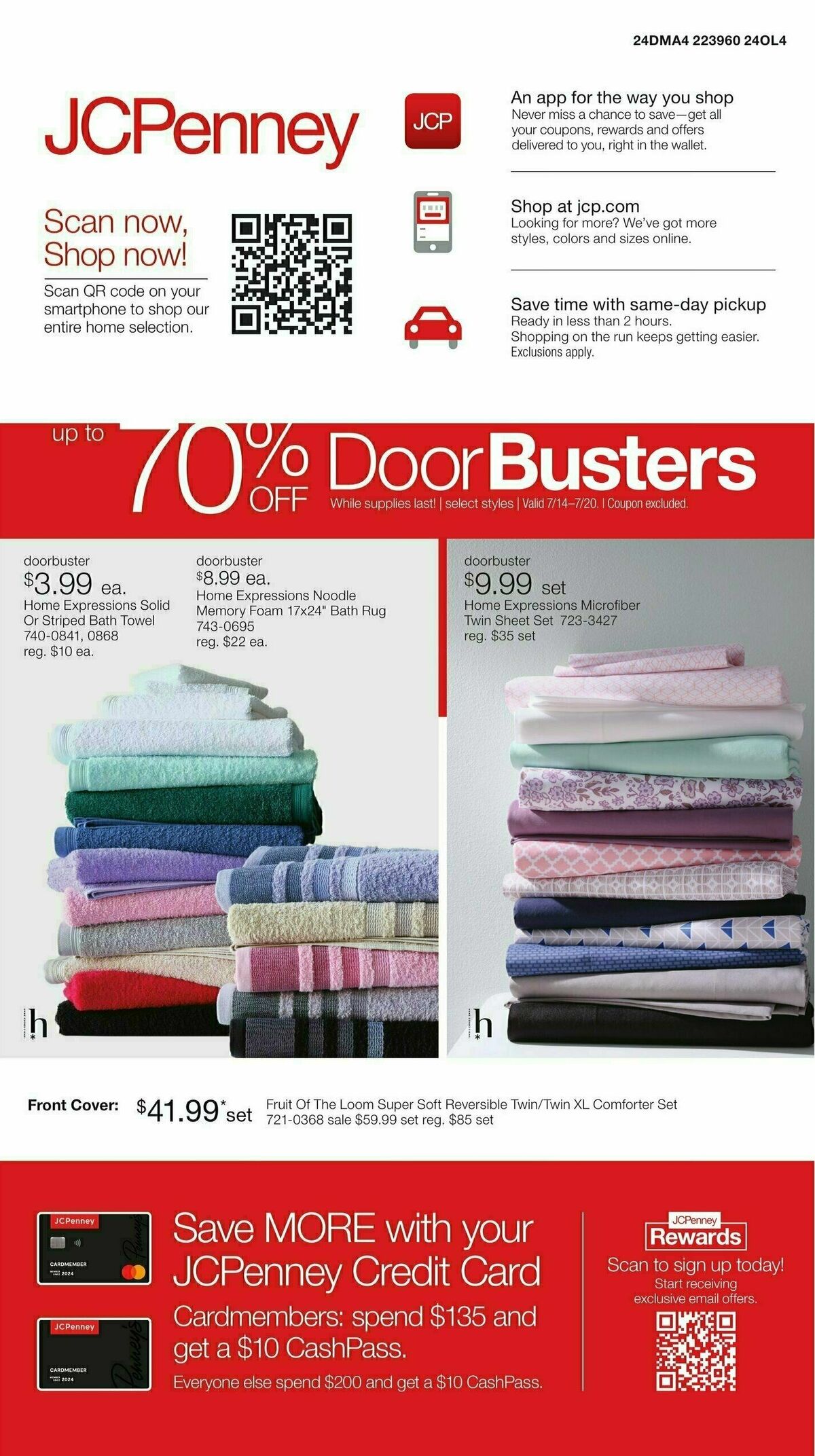 JCPenney Semi-Annual Home Sale Weekly Ad from July 14