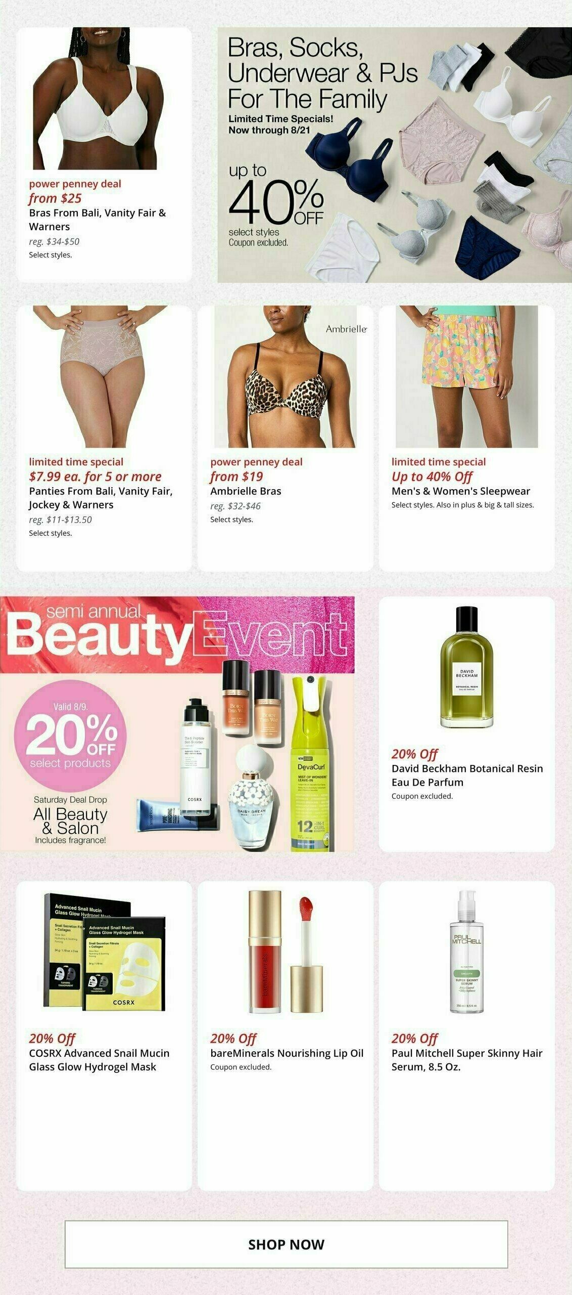 JCPenney Weekly Ad from August 14