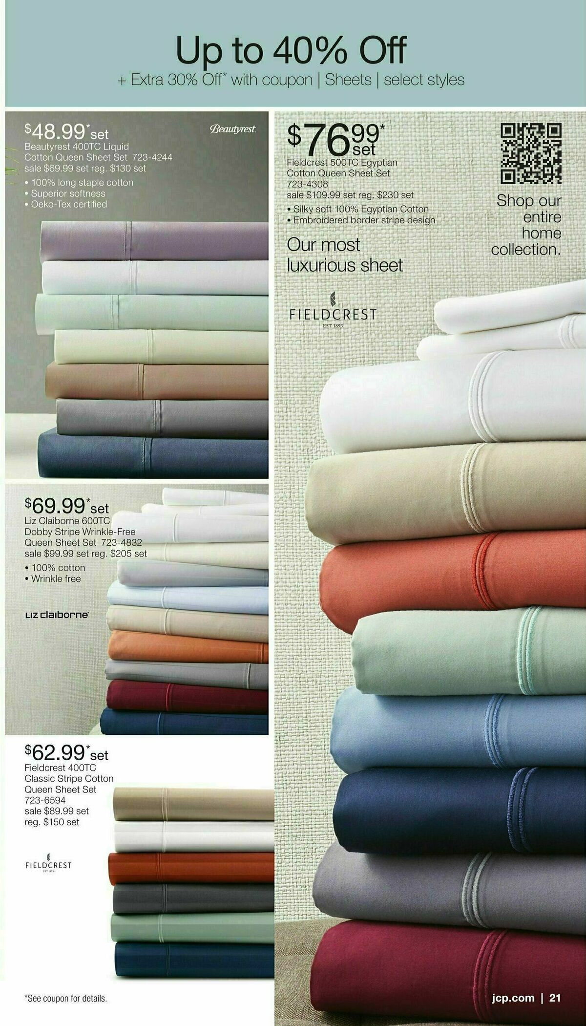 JCPenney Labor Day Home Sale Weekly Ad from August 18