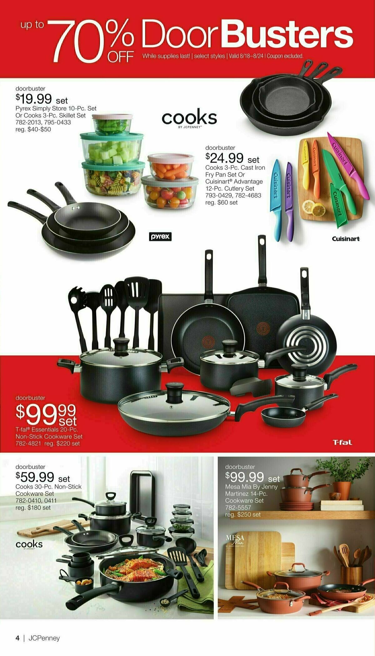 JCPenney Labor Day Home Sale Weekly Ad from August 18