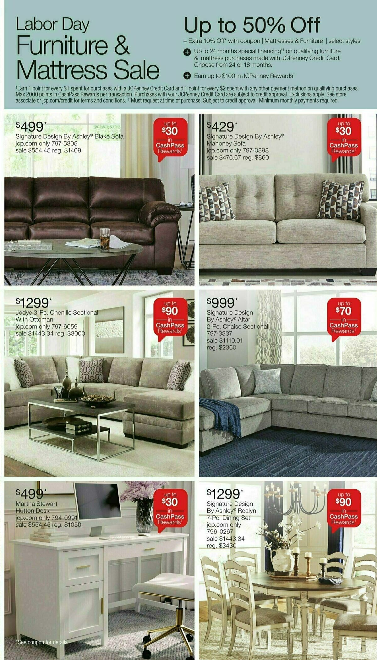 JCPenney Labor Day Home Sale Weekly Ad from August 18