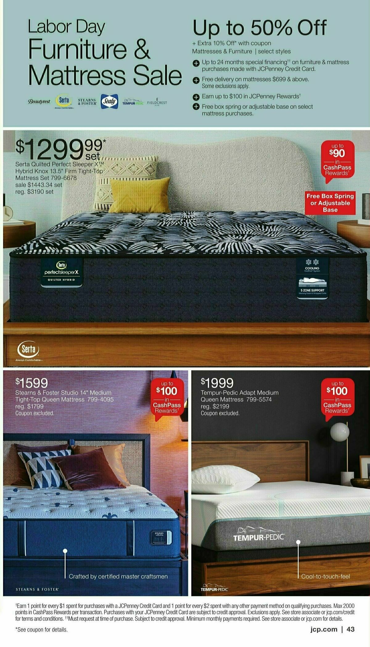 JCPenney Labor Day Home Sale Weekly Ad from August 18