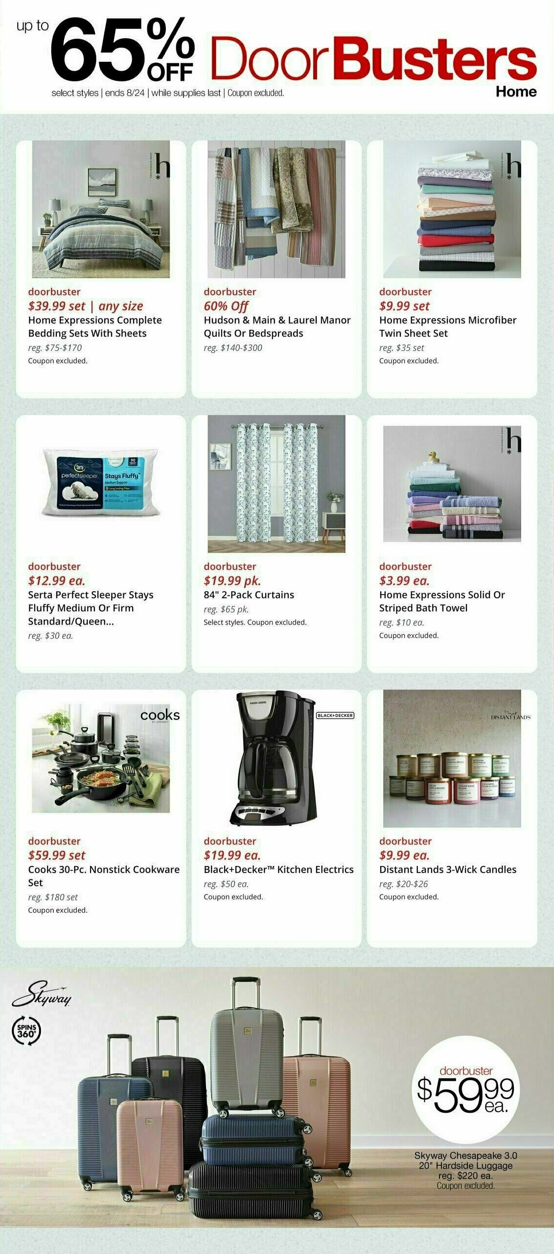 JCPenney Weekly Ad from August 18