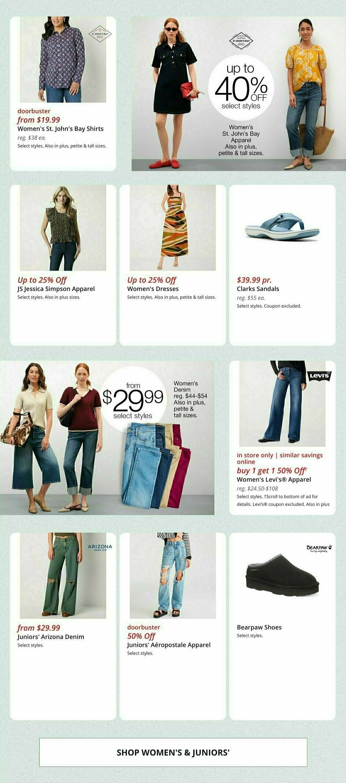 JCPenney Weekly Ad from August 29